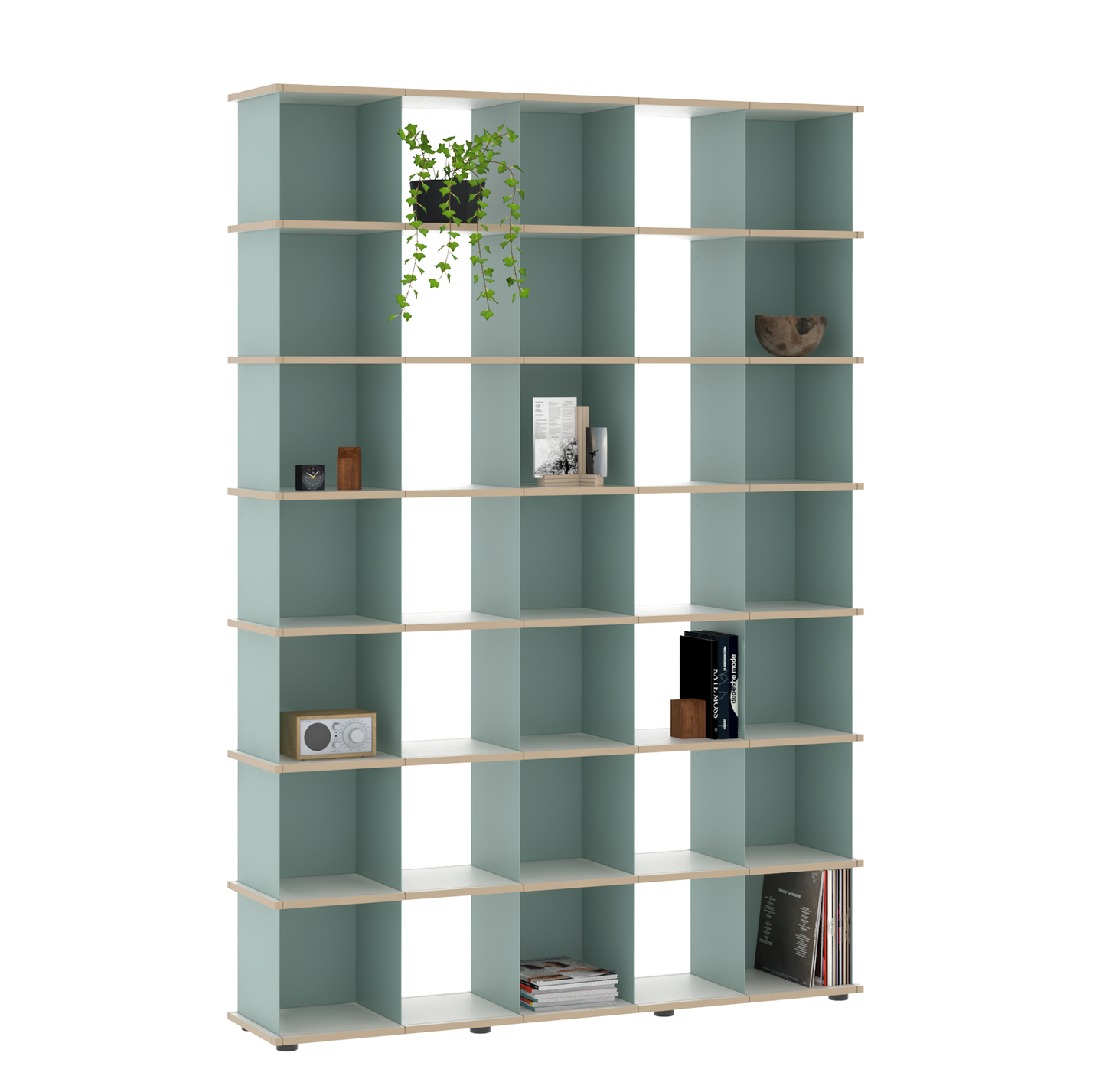 YU SHELF 5er / MDF Weiß