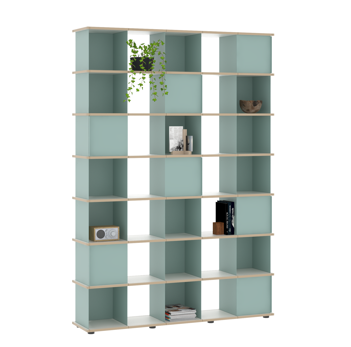 YU SHELF 5er / MDF Weiß