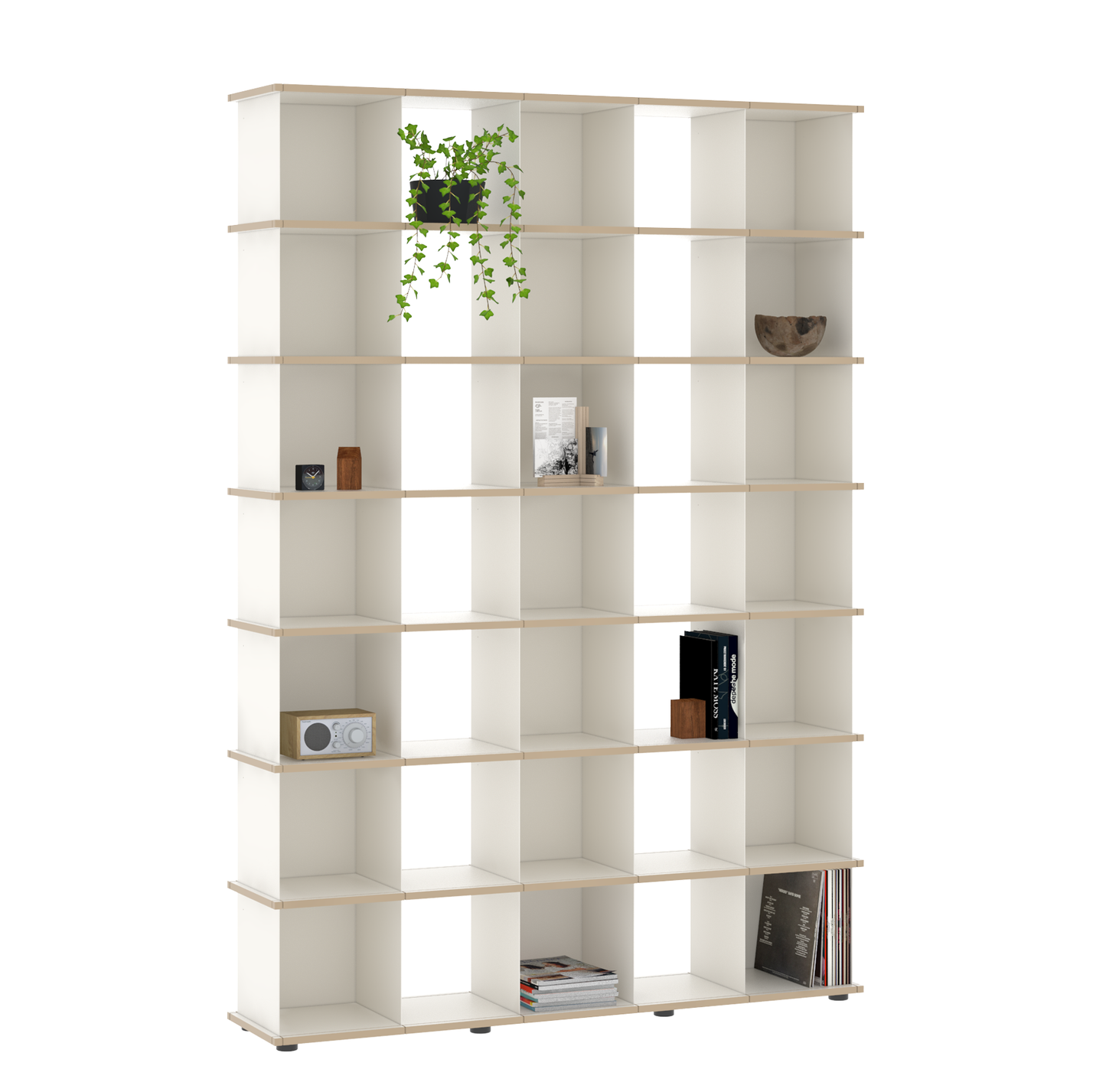 YU SHELF 5er / MDF Weiß