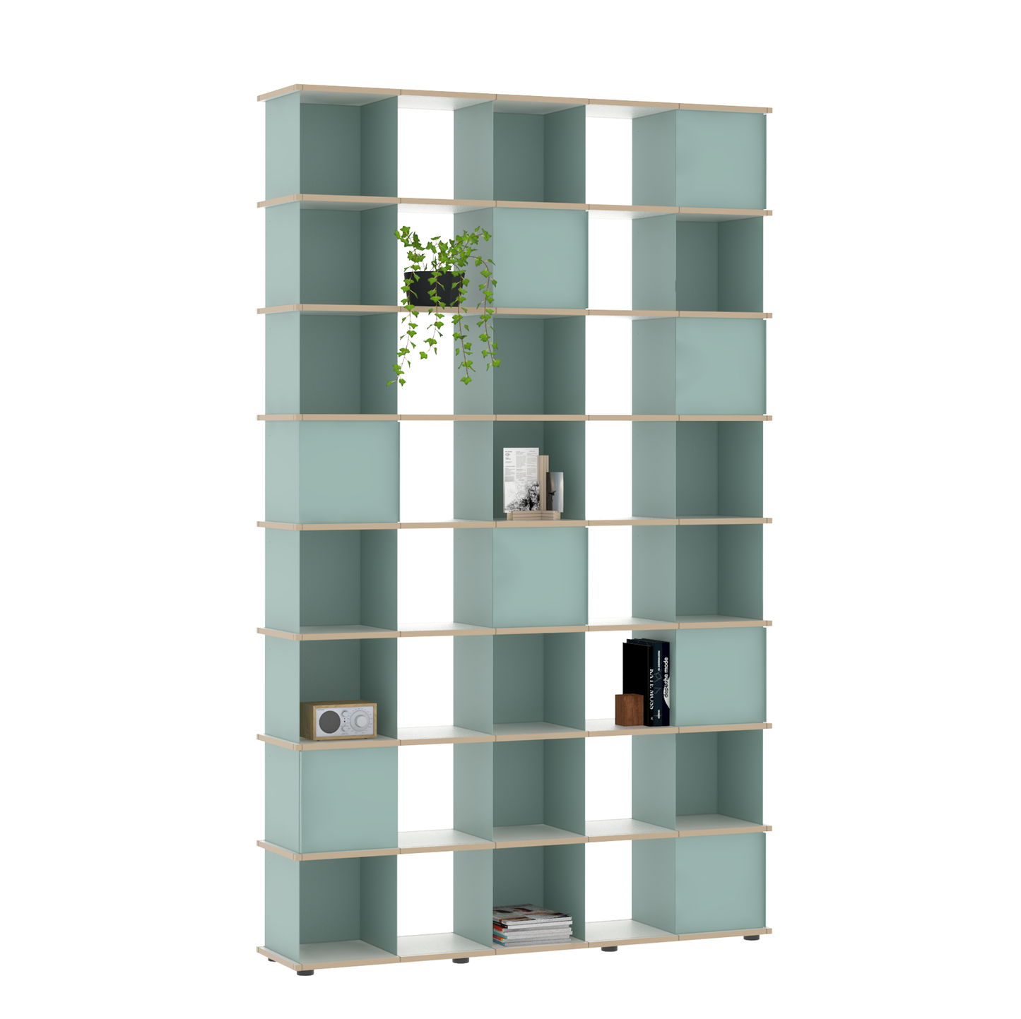 YU SHELF 5er / MDF Weiß