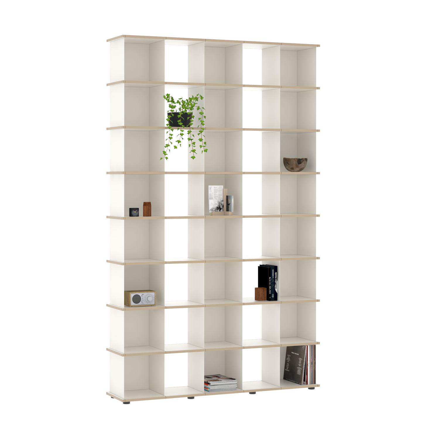 YU SHELF 5er / MDF Weiß