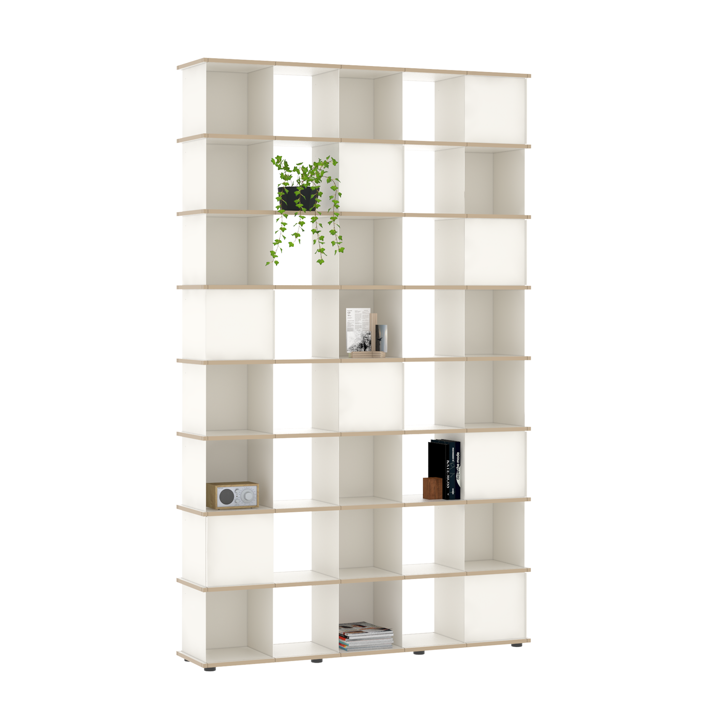 YU SHELF 5er / MDF Weiß