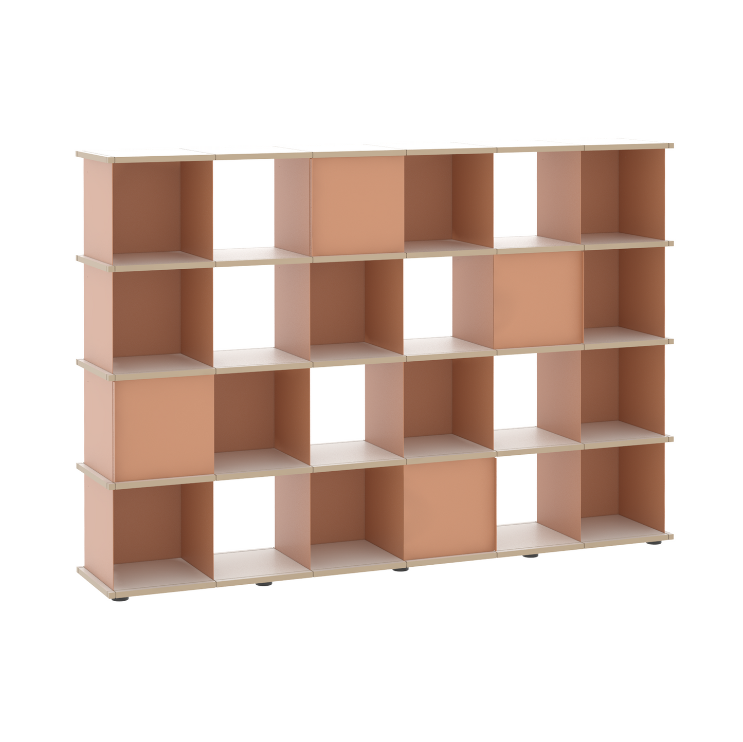 YU SHELF 6er / MDF weiß