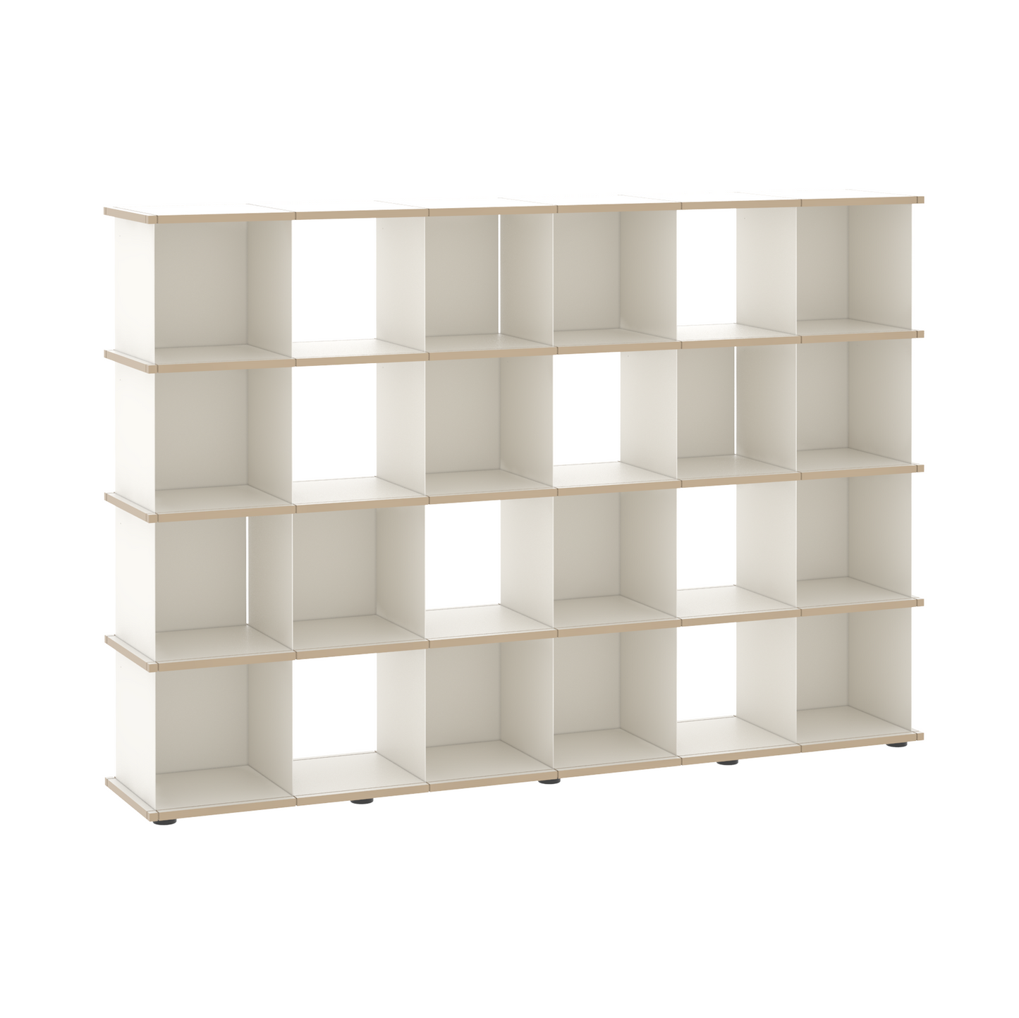 YU SHELF 6er / MDF weiß