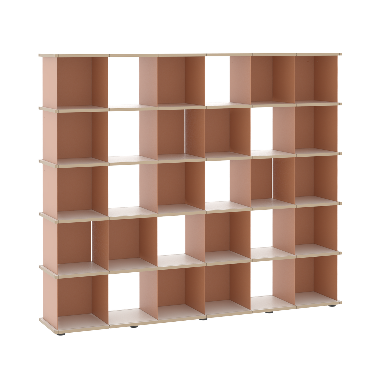 YU SHELF 6er / MDF weiß