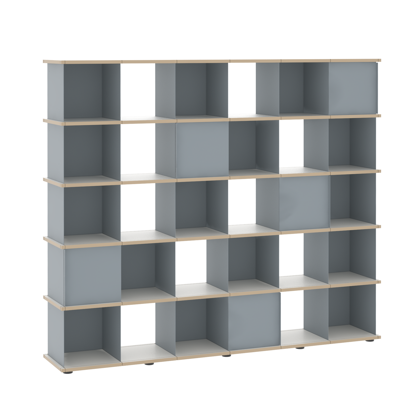 YU SHELF 6er / MDF weiß