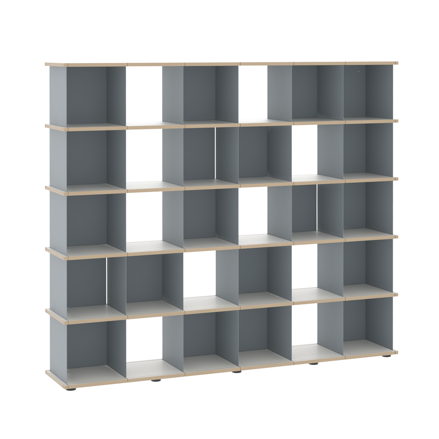 YU SHELF 6er / MDF weiß