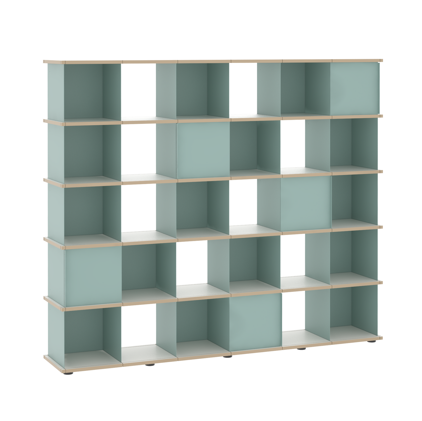 YU SHELF 6er / MDF weiß