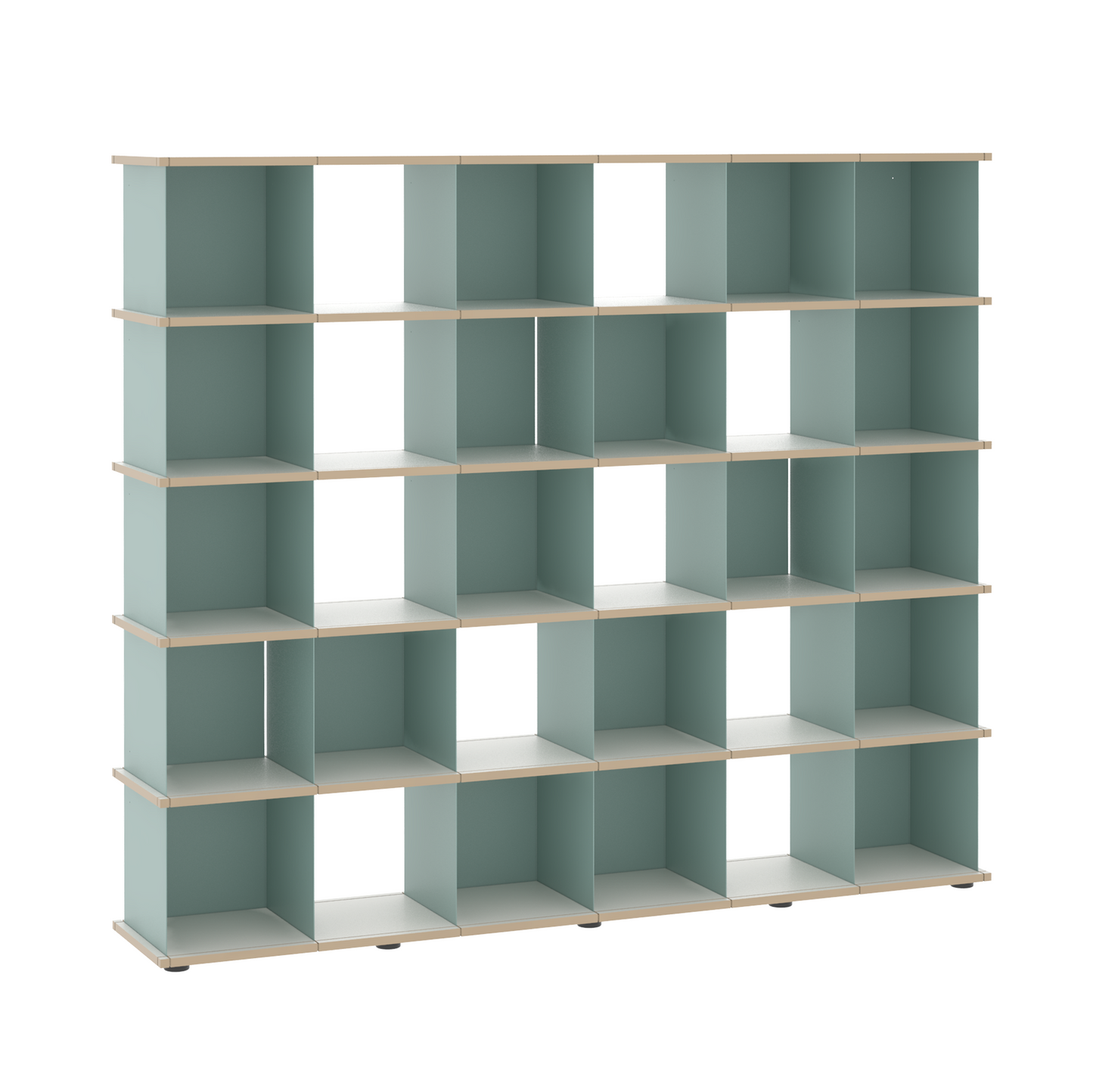 YU SHELF 6er / MDF weiß