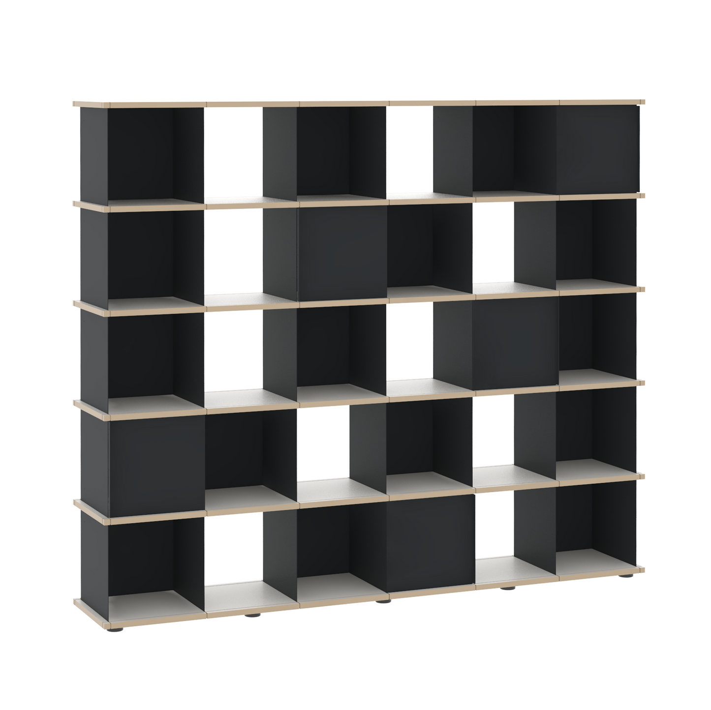 YU SHELF 6er / MDF weiß