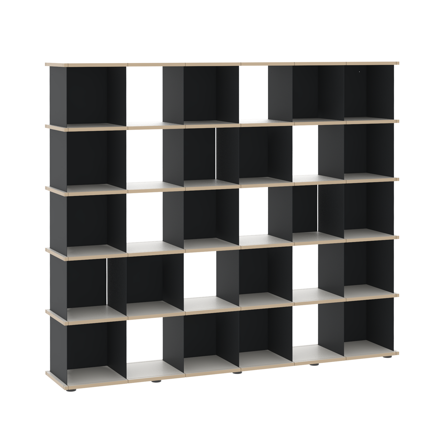 YU SHELF 6er / MDF weiß