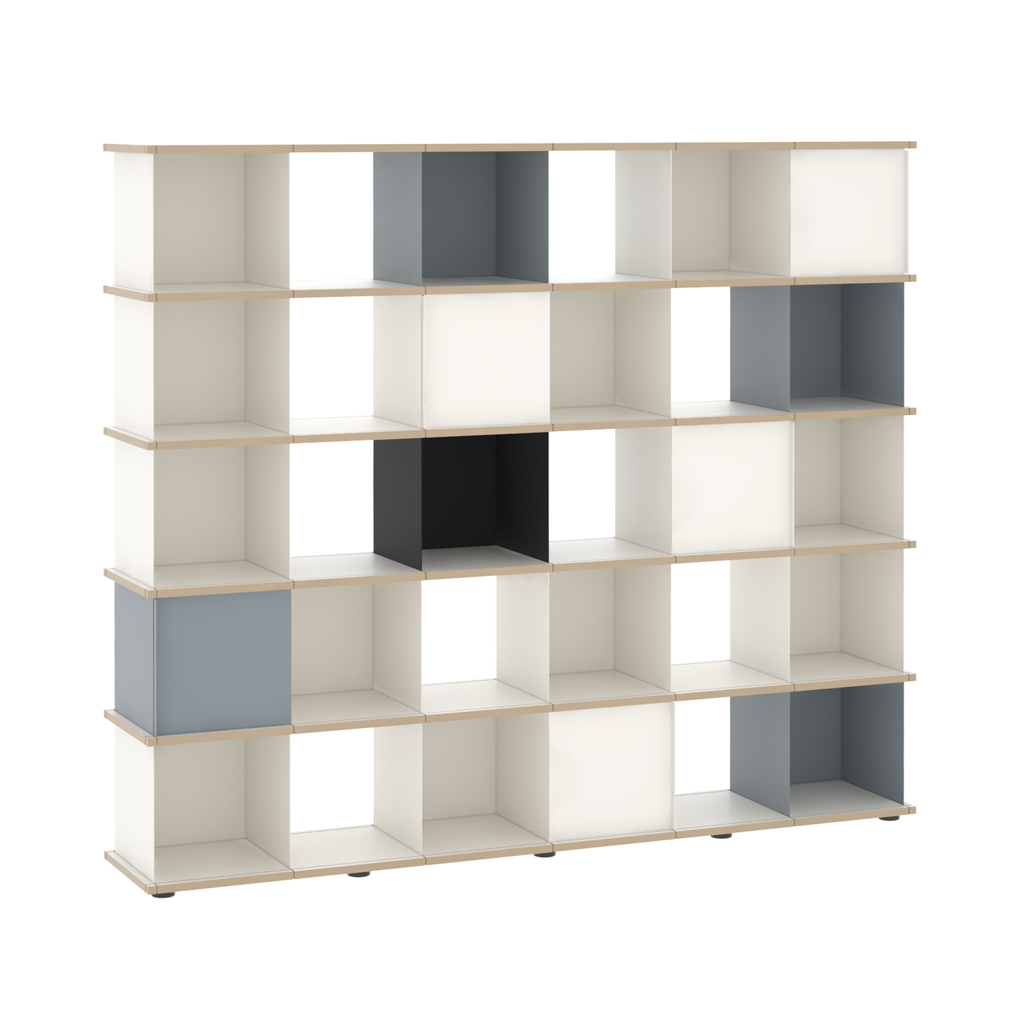 YU SHELF 6er / MDF weiß