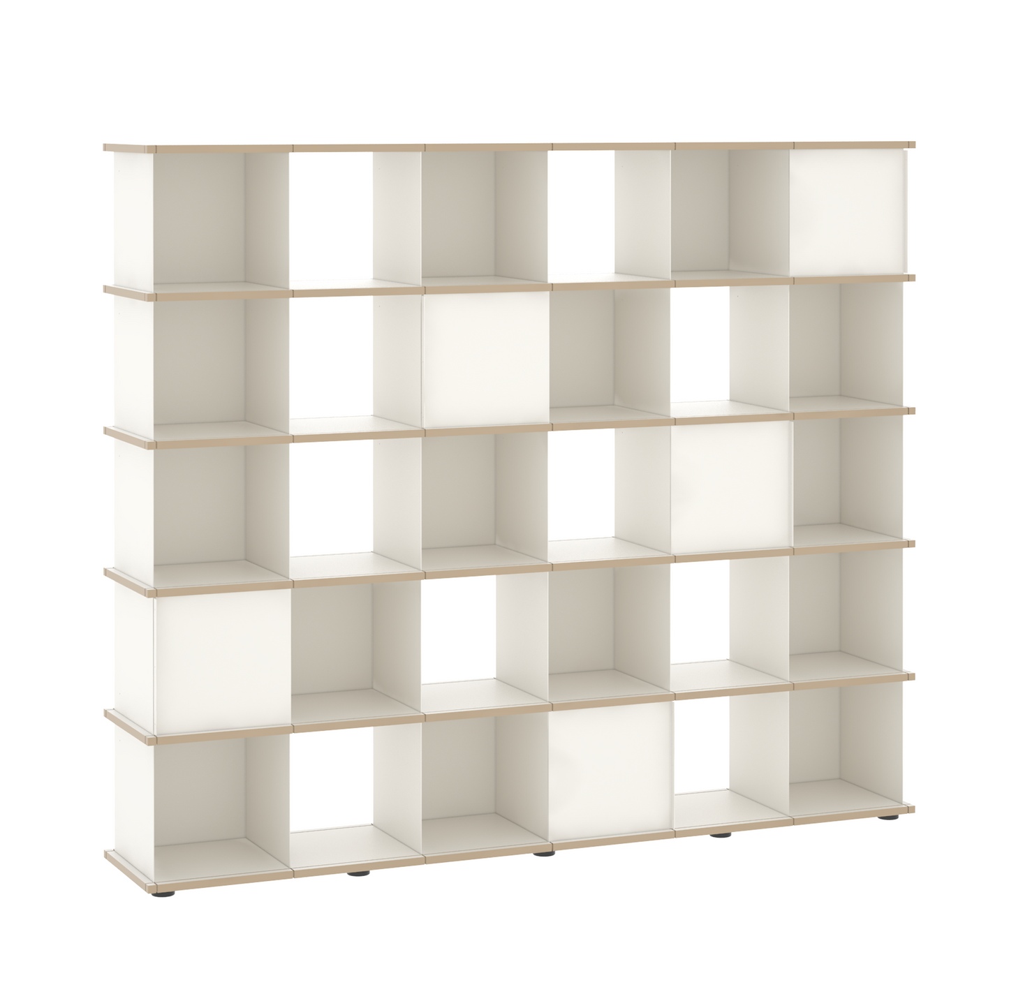 YU SHELF 6er / MDF weiß