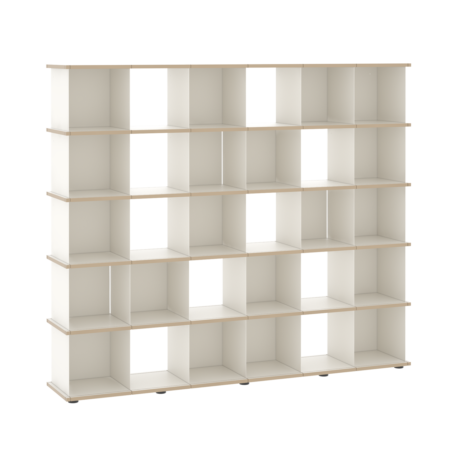 YU SHELF 6er / MDF weiß