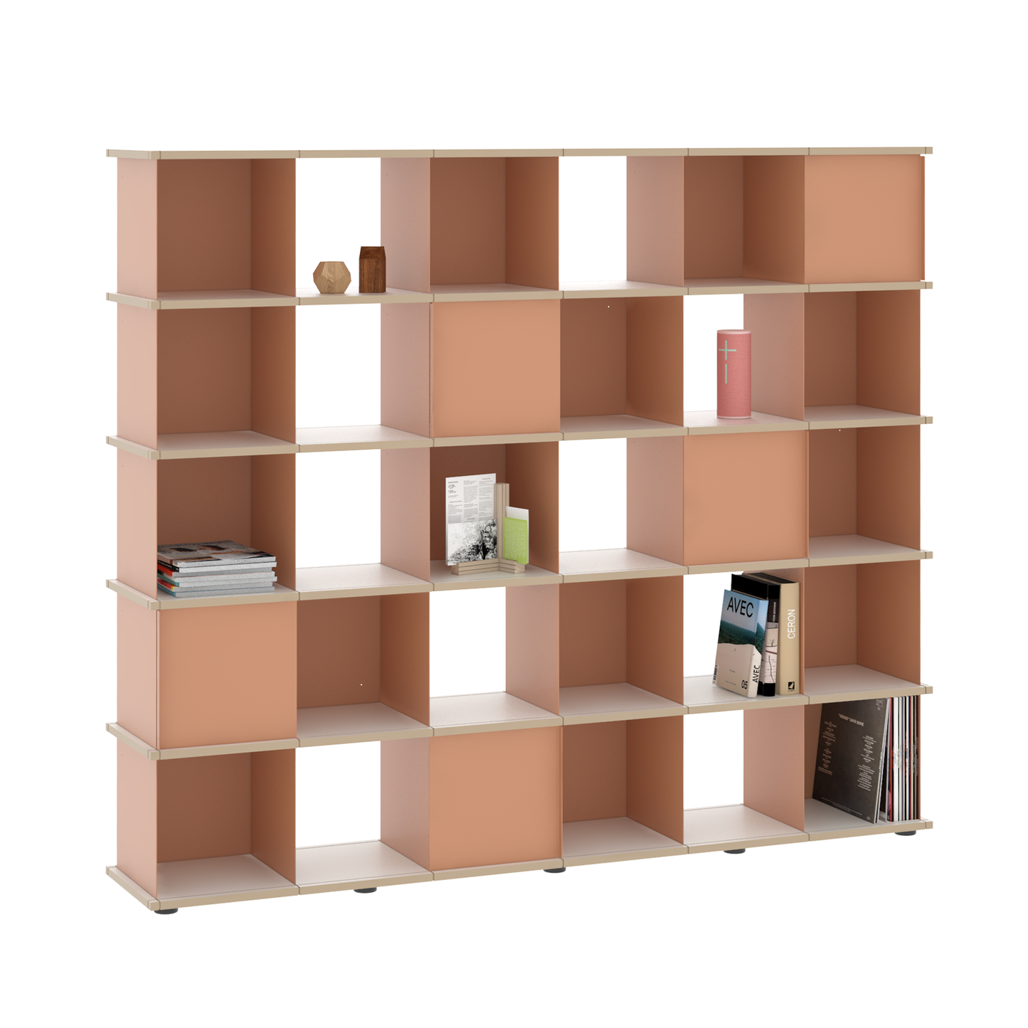 YU SHELF 6er / MDF weiß