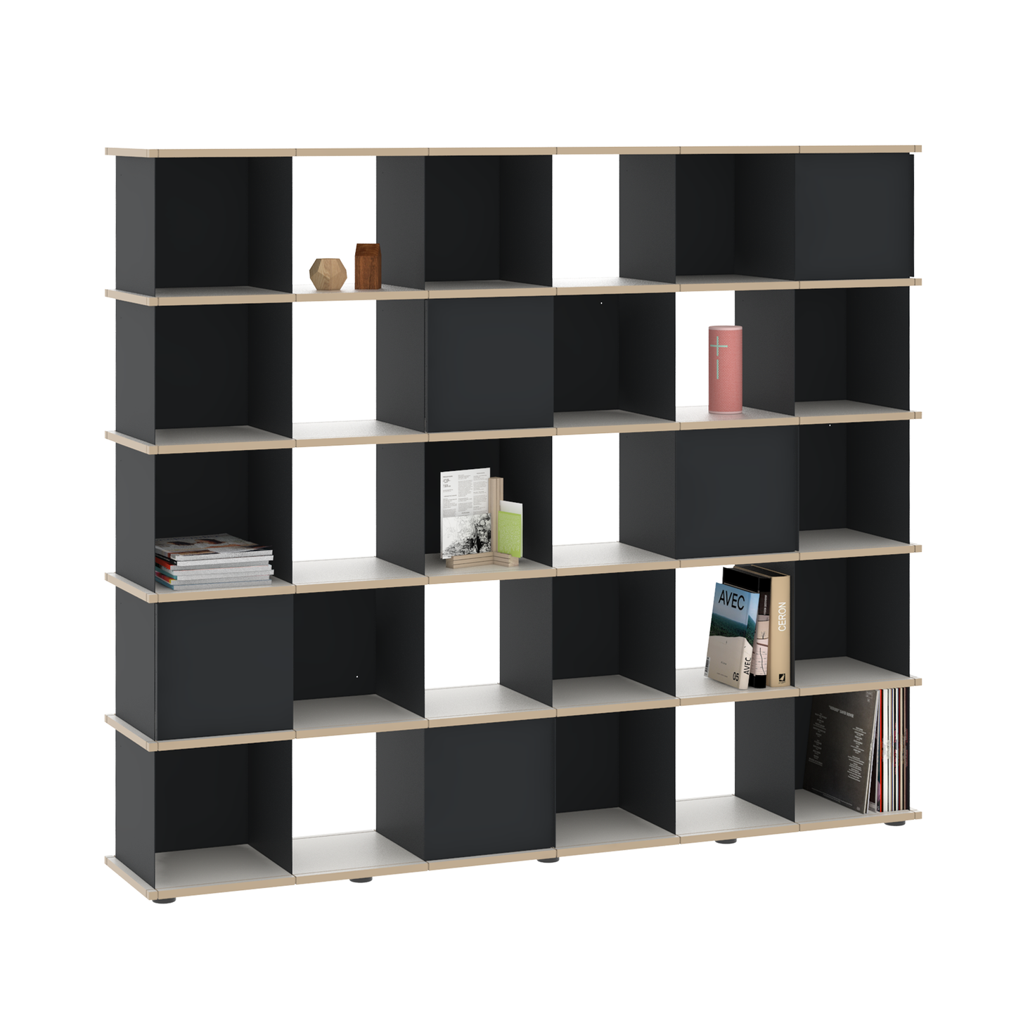 YU SHELF 6er / MDF weiß