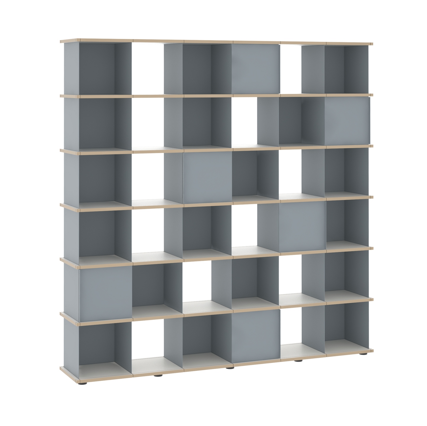 YU SHELF 6er / MDF weiß