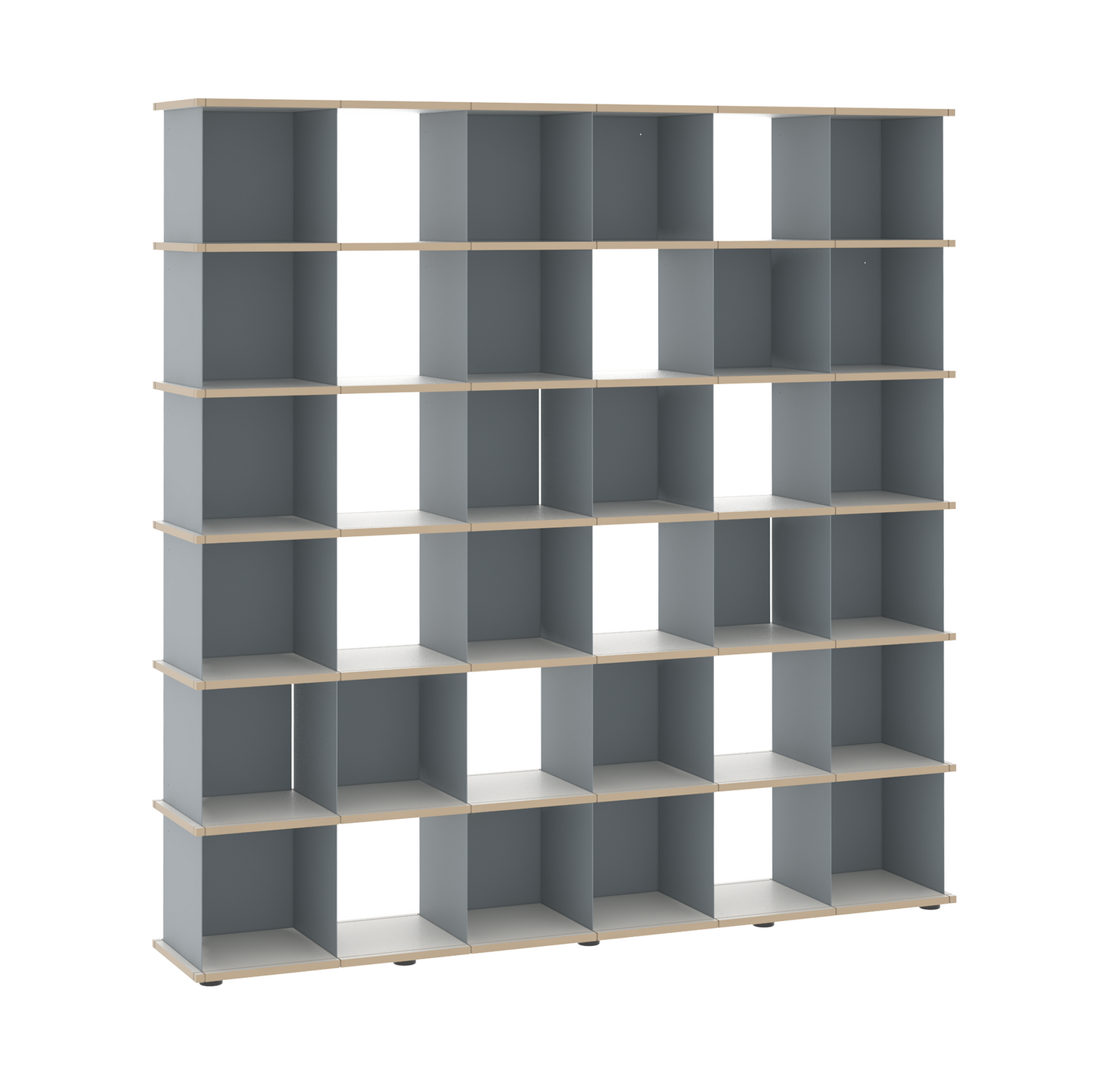 YU SHELF 6er / MDF weiß