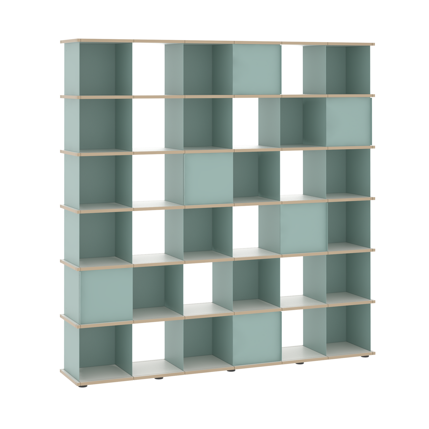 YU SHELF 6er / MDF weiß