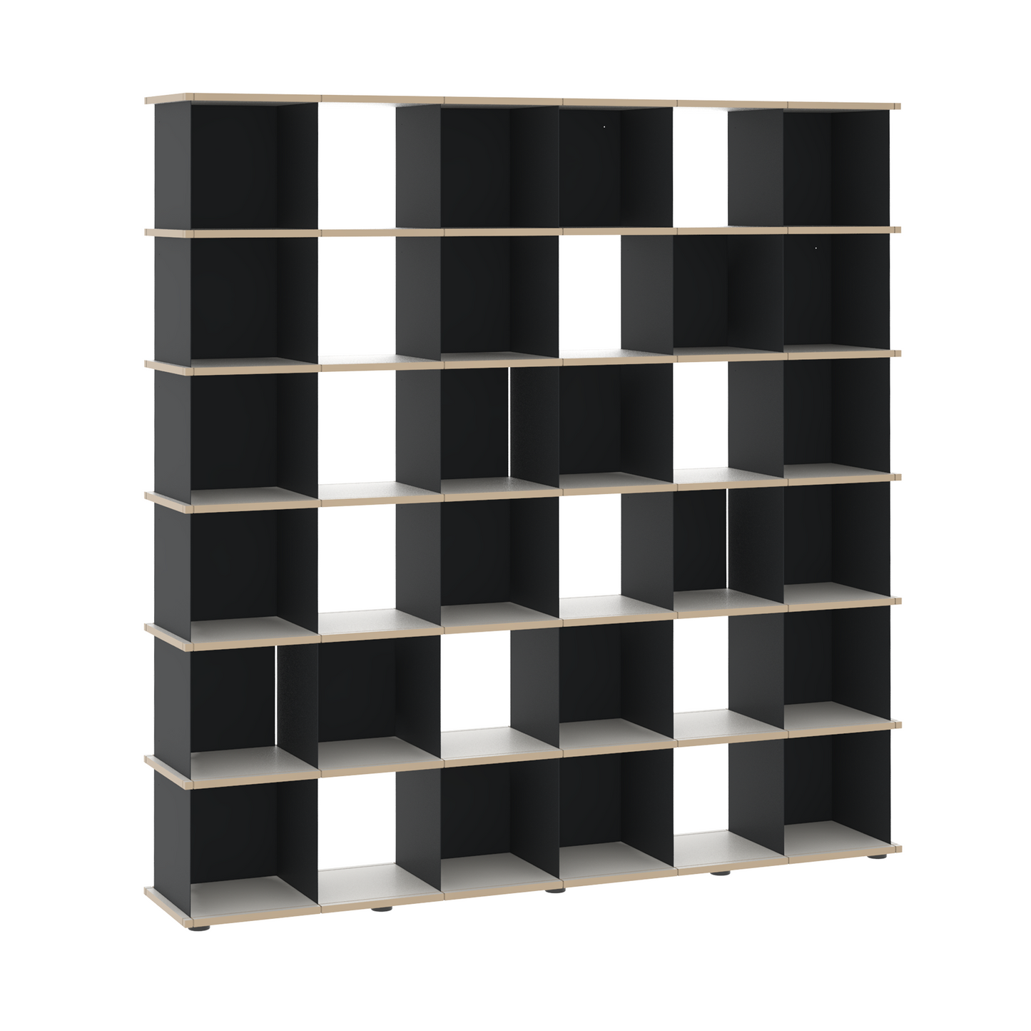 YU SHELF 6er / MDF weiß