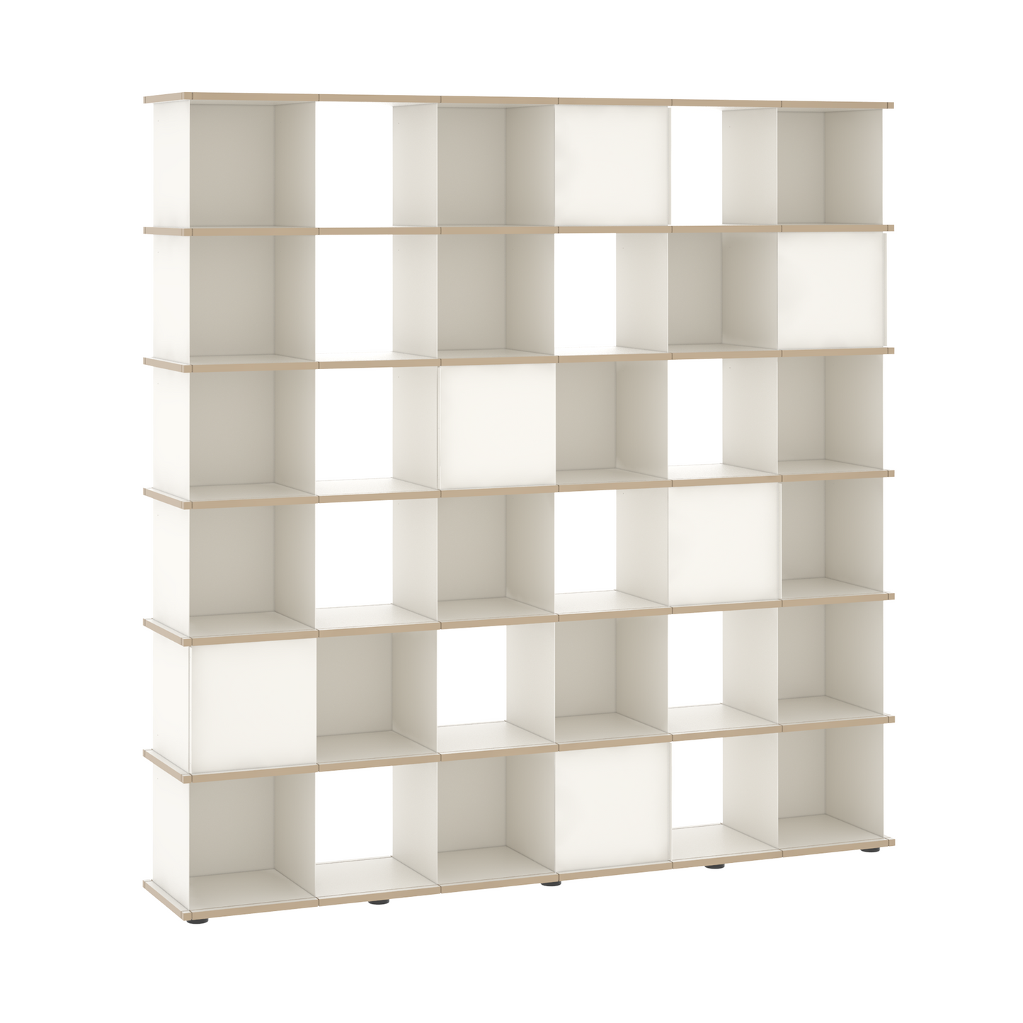 YU SHELF 6er / MDF weiß