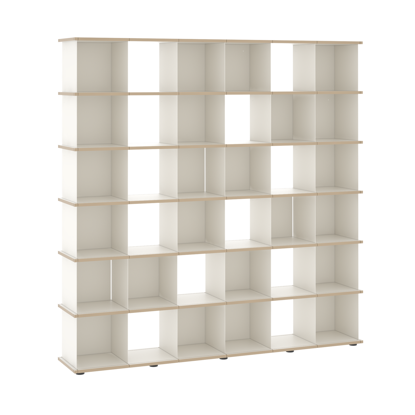 YU SHELF 6er / MDF weiß