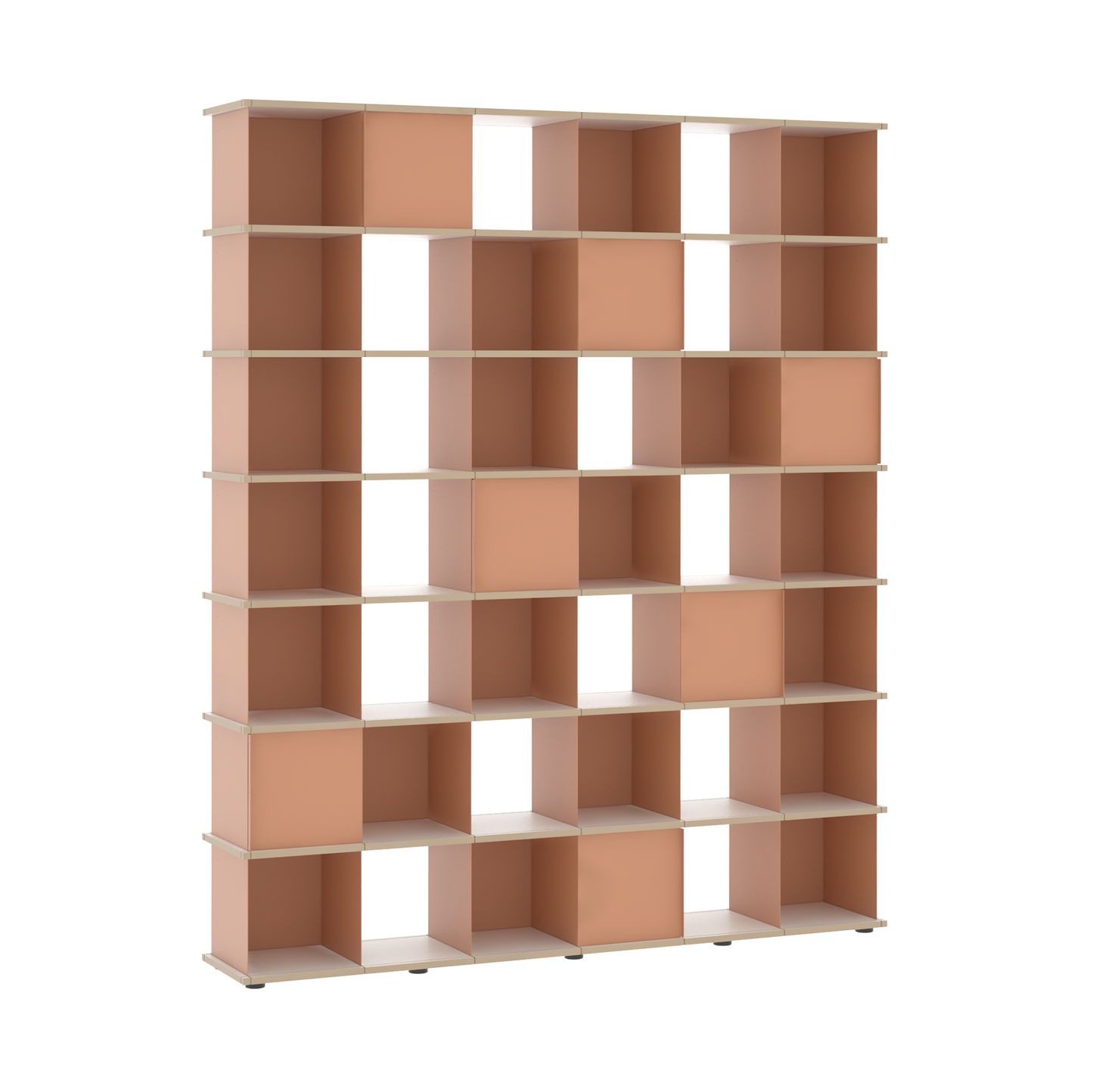 YU SHELF 6er / MDF weiß