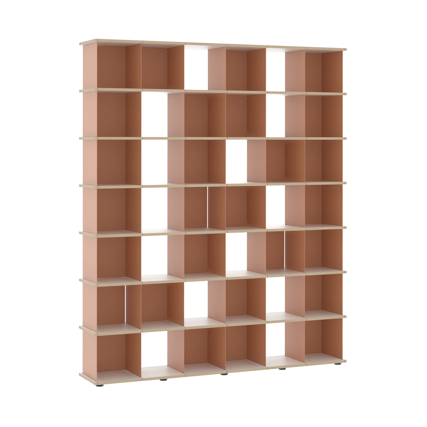 YU SHELF 6er / MDF weiß