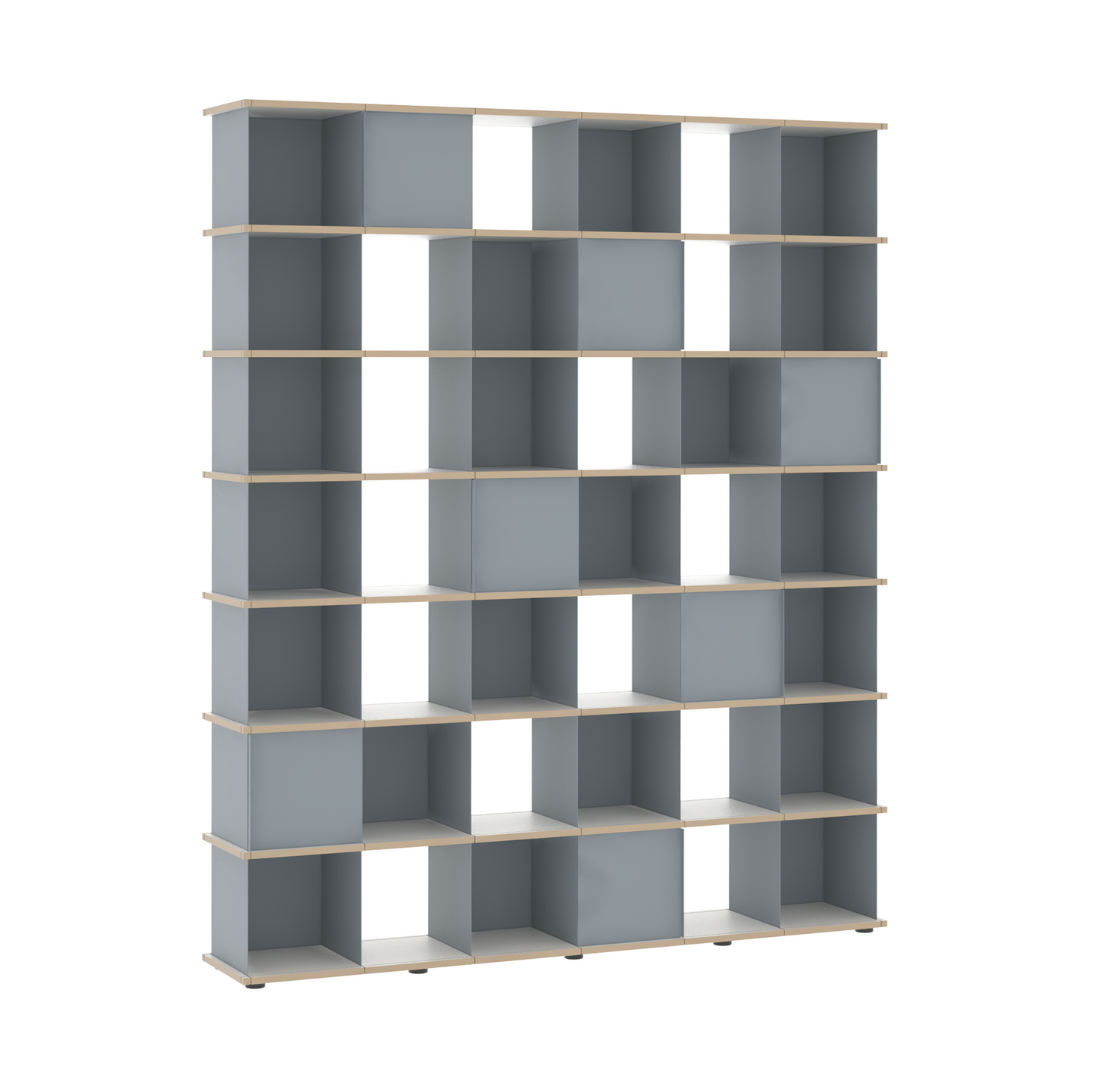 YU SHELF 6er / MDF weiß