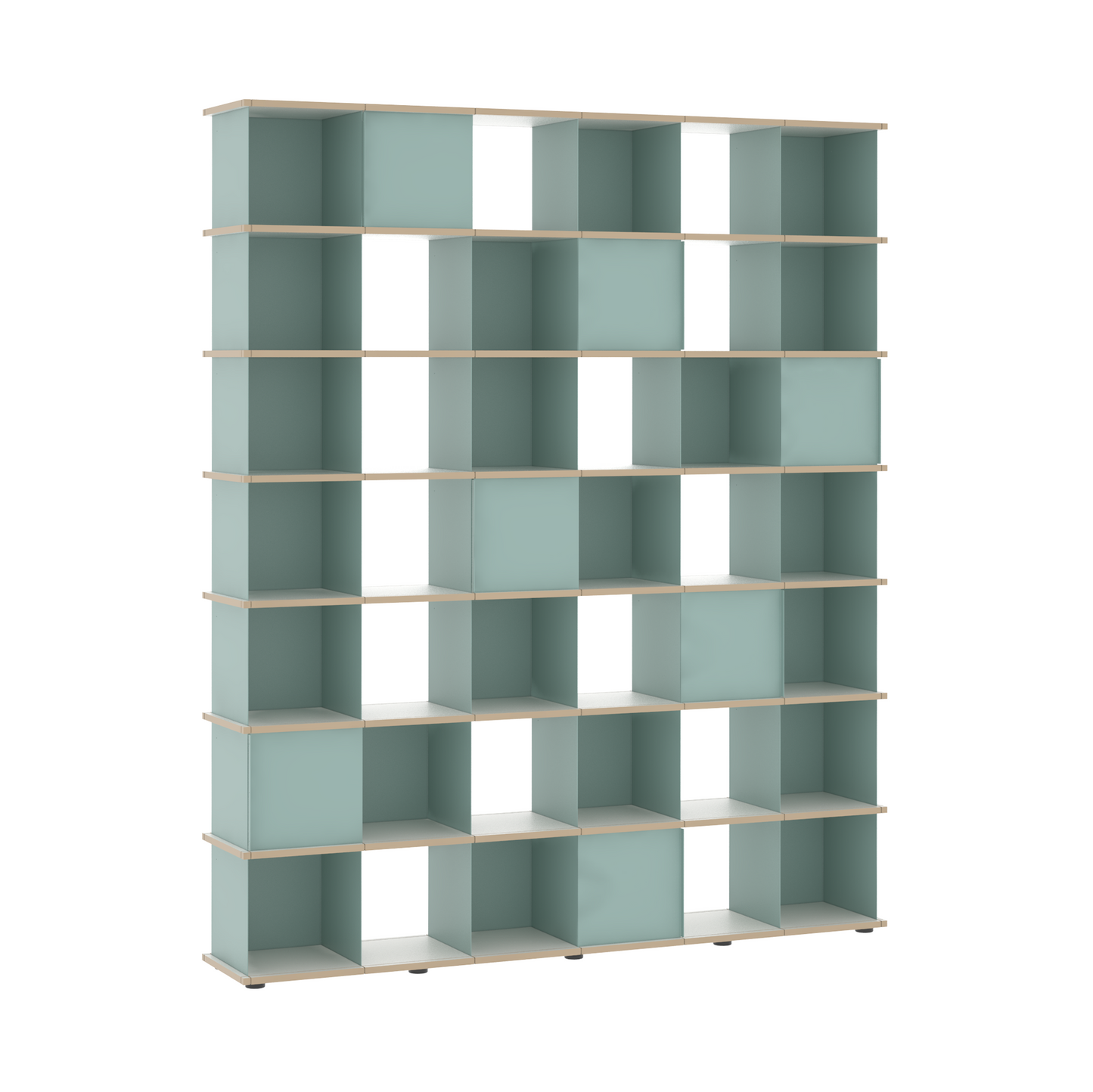 YU SHELF 6er / MDF weiß