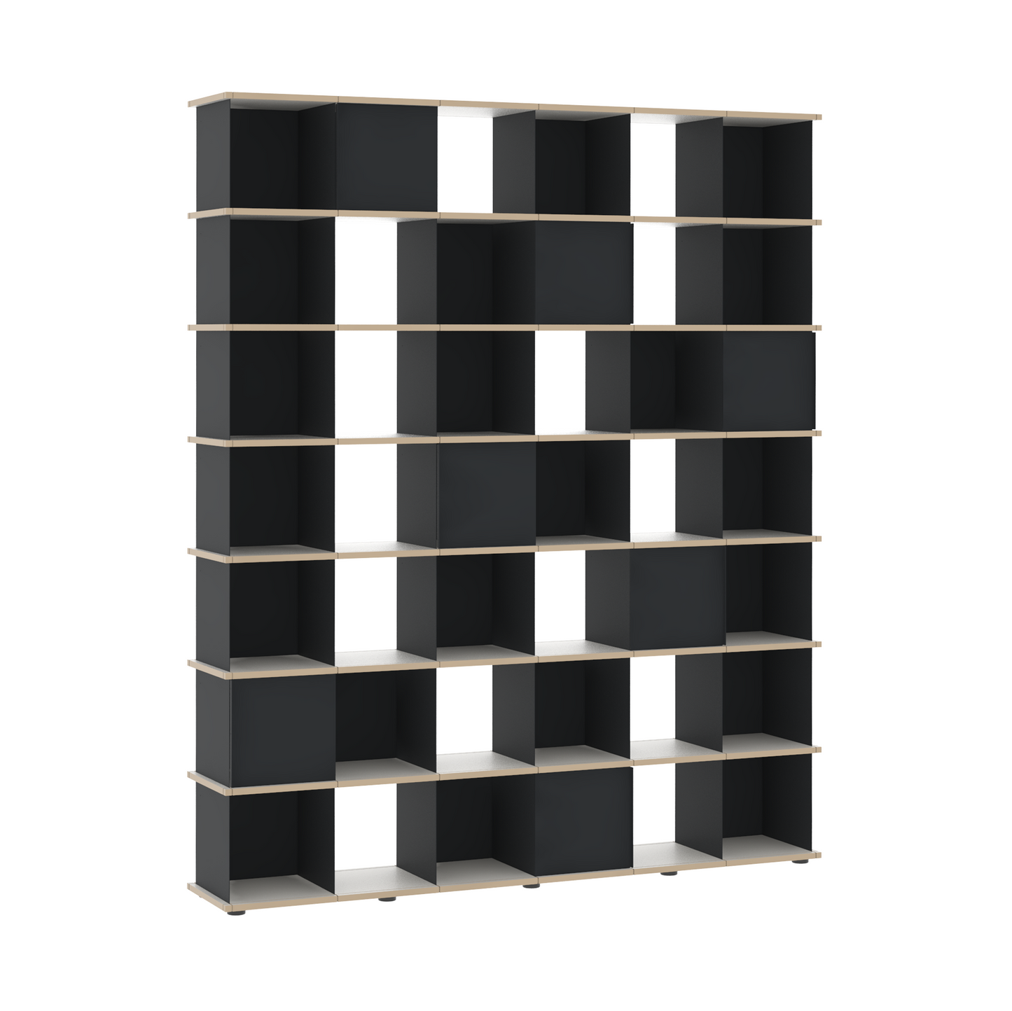 YU SHELF 6er / MDF weiß