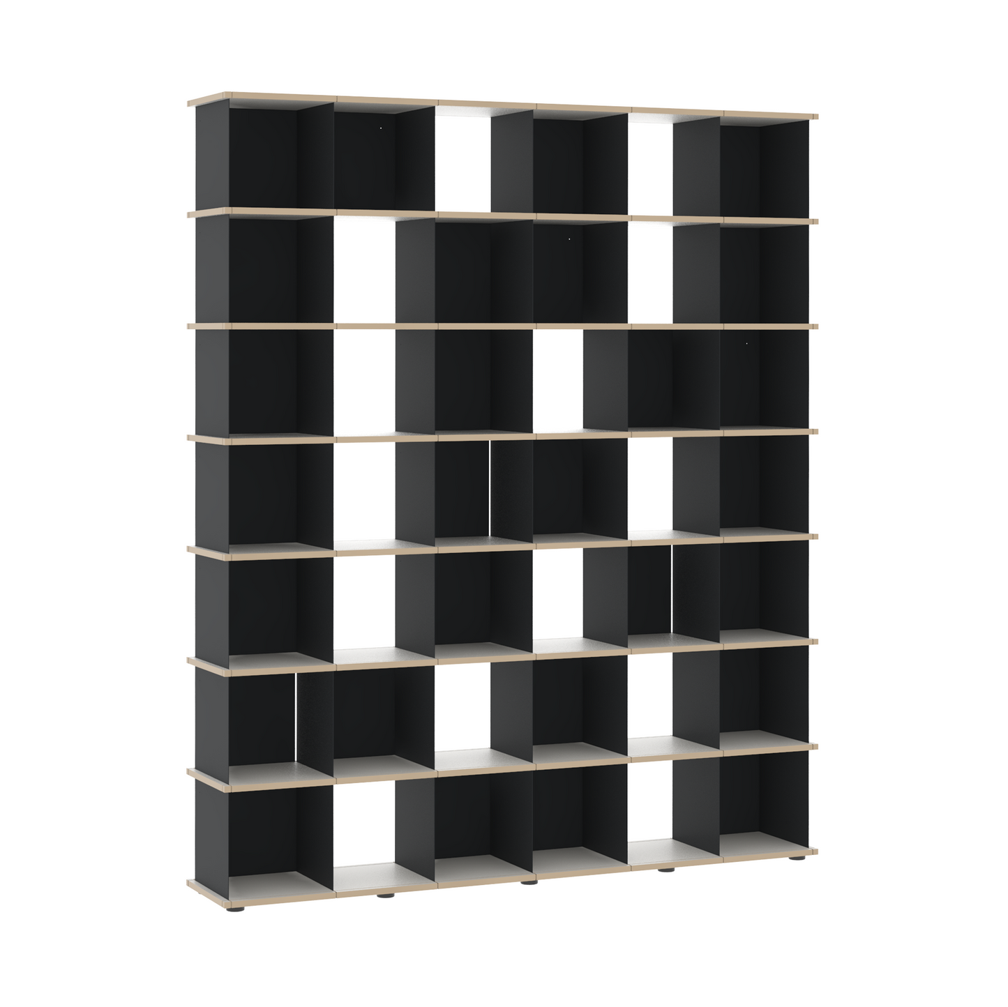 YU SHELF 6er / MDF weiß