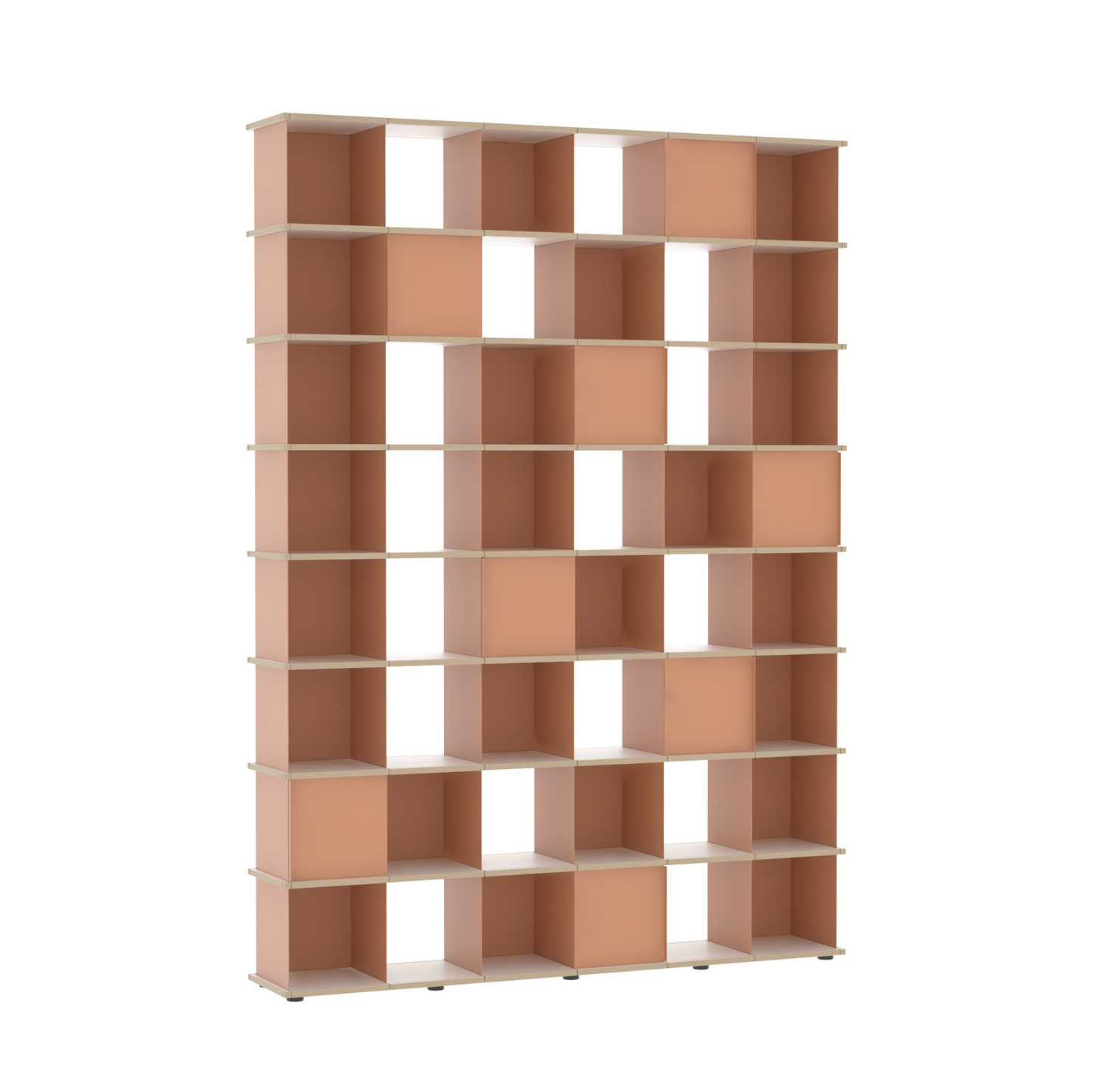 YU SHELF 6er / MDF weiß