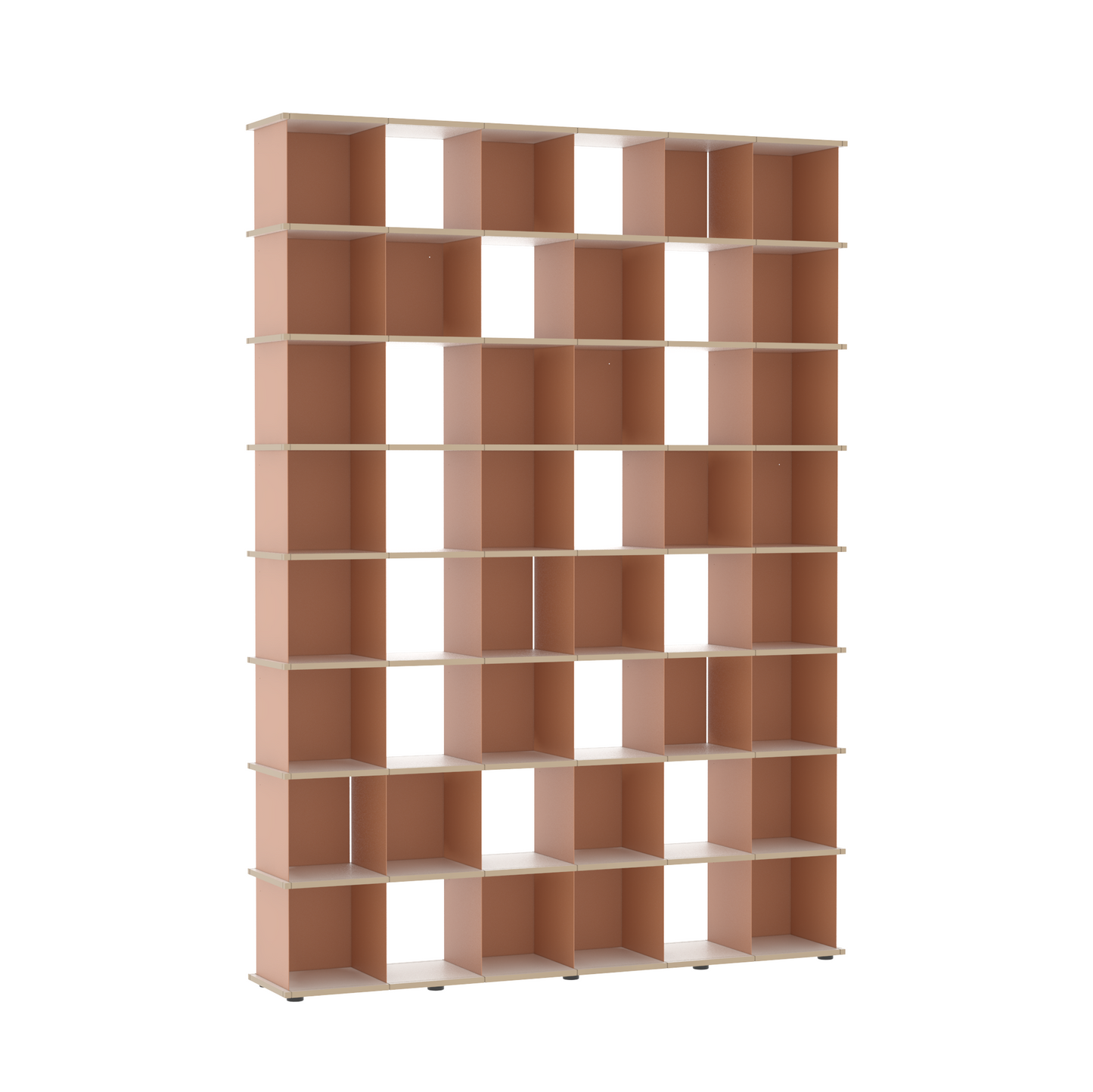 YU SHELF 6er / MDF weiß