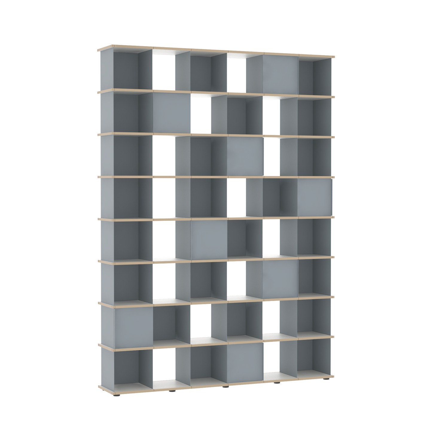 YU SHELF 6er / MDF weiß