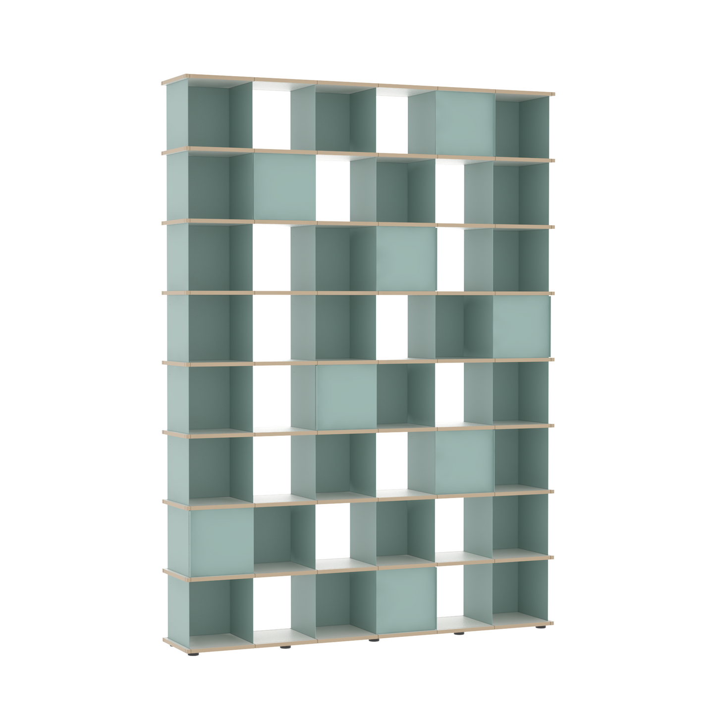 YU SHELF 6er / MDF weiß