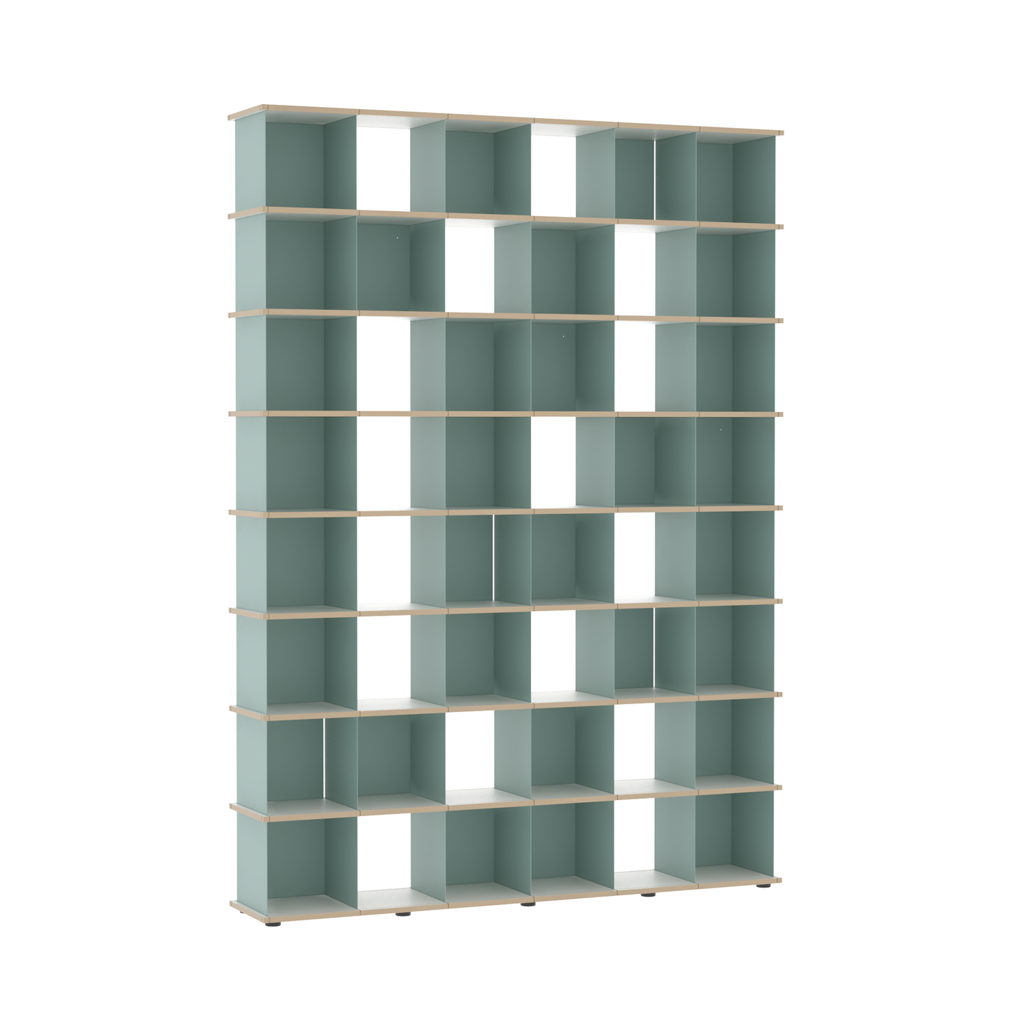 YU SHELF 6er / MDF weiß