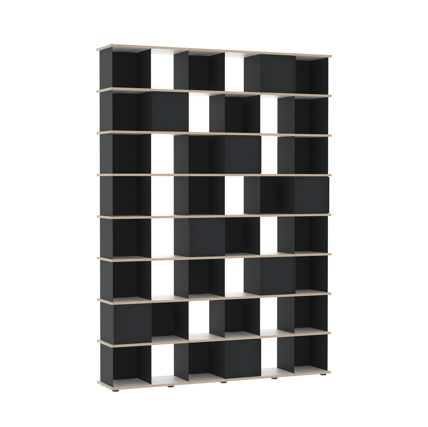 YU SHELF 6er / MDF weiß