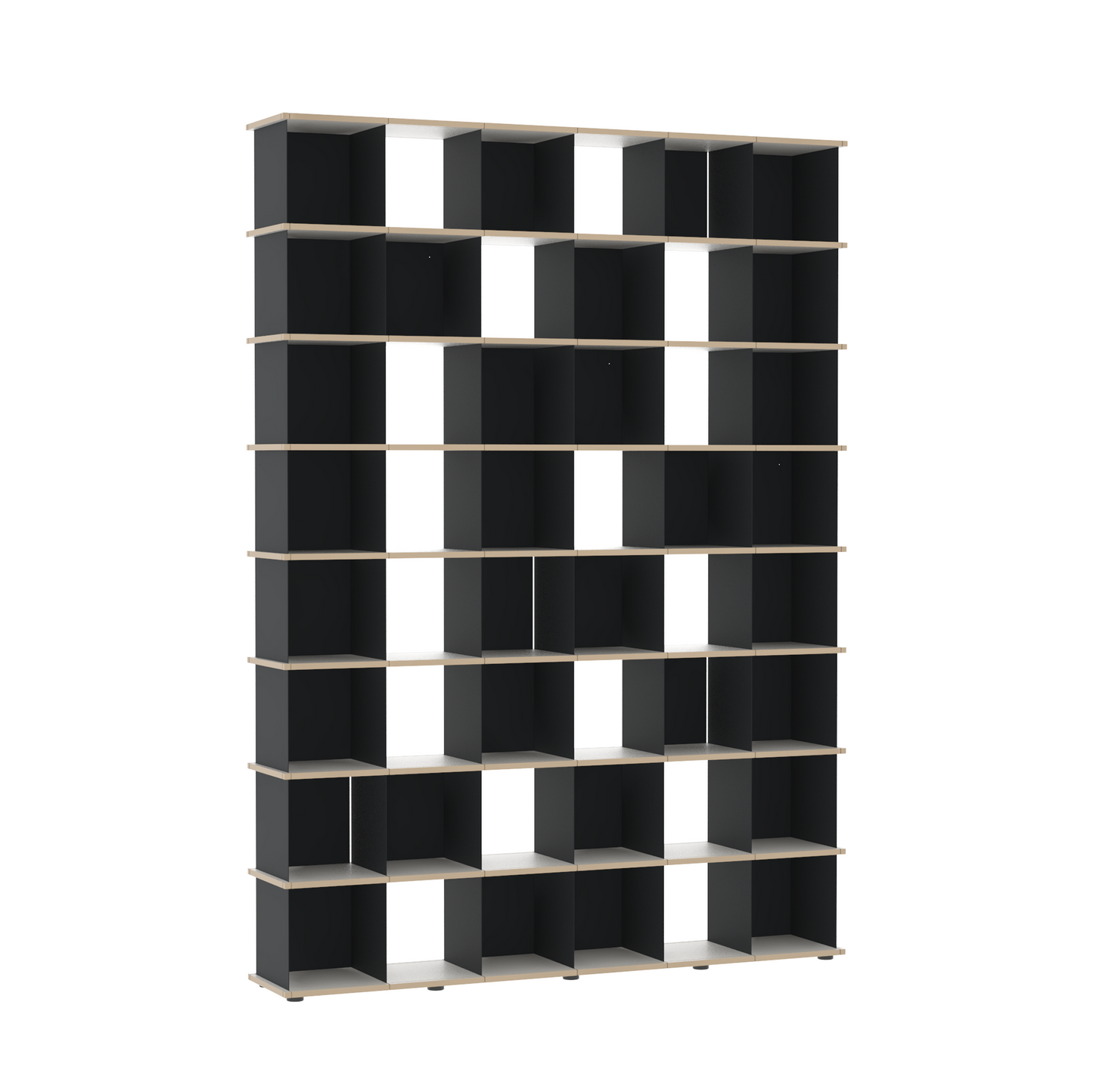 YU SHELF 6er / MDF weiß