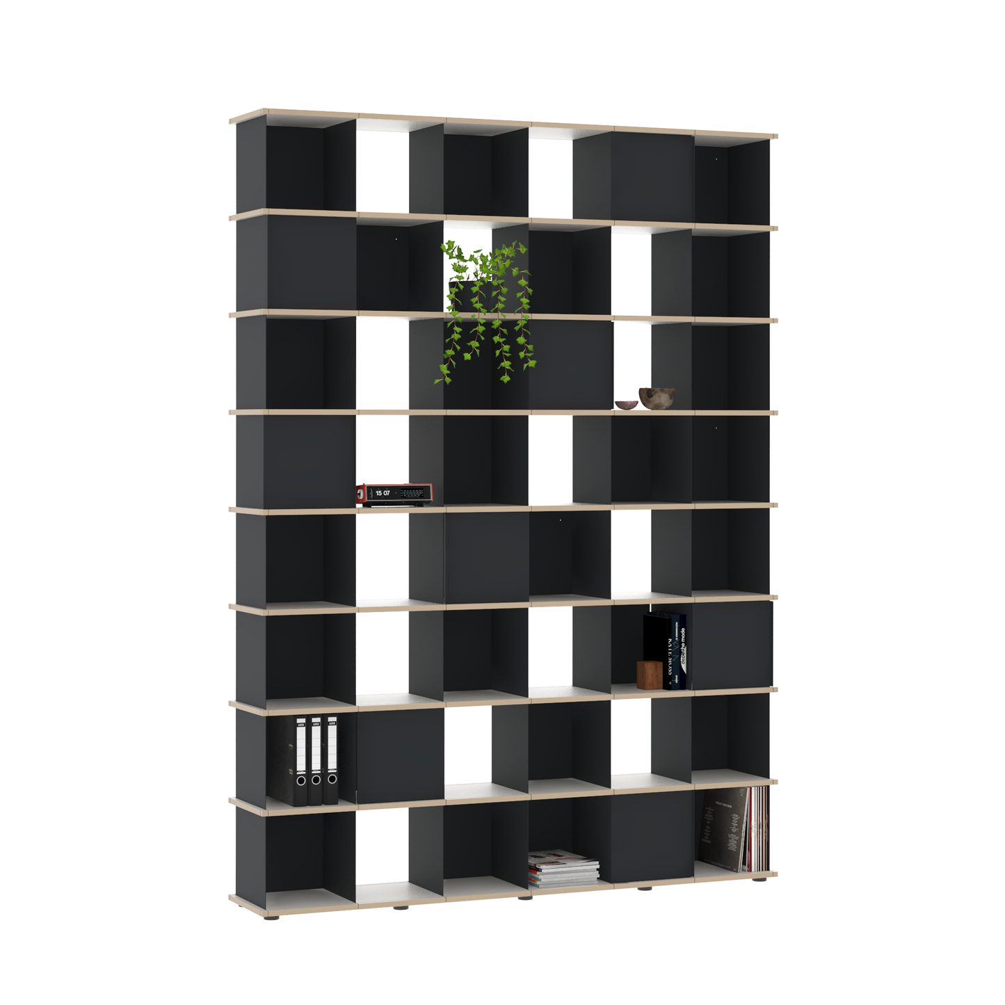 YU SHELF 6er / MDF weiß