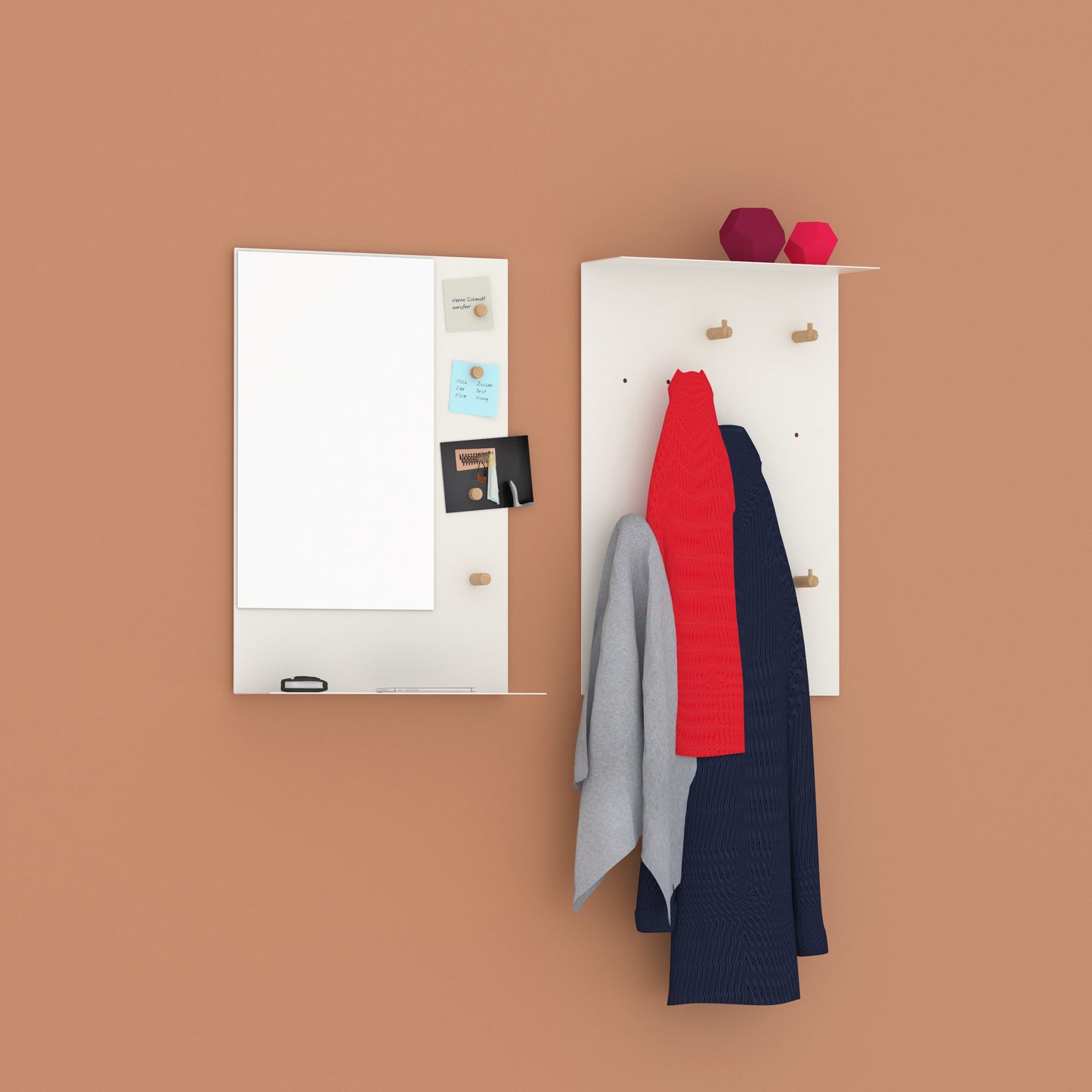 LY coat hook oak 