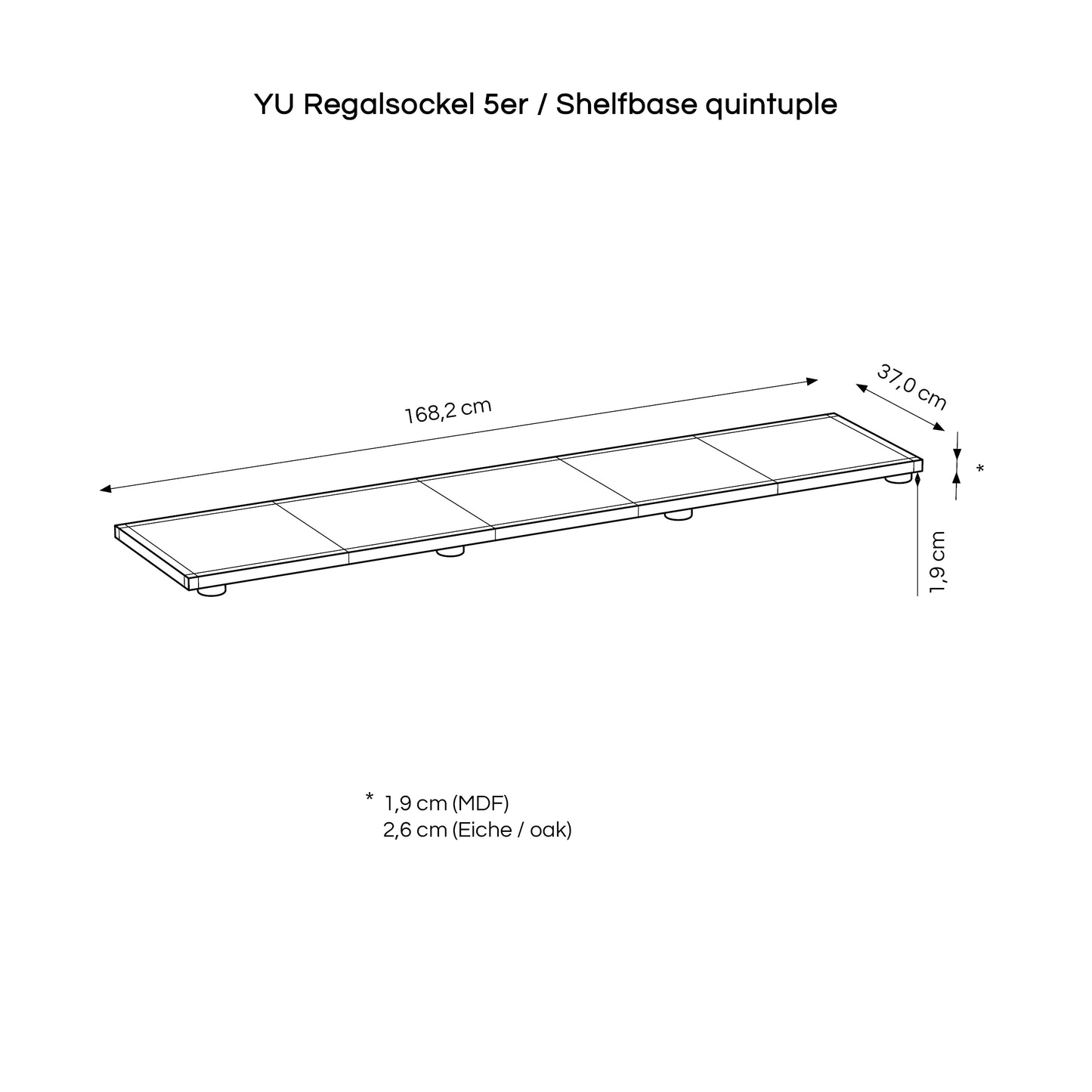 YU shelfbase / 1 series / 3 series / 5 series