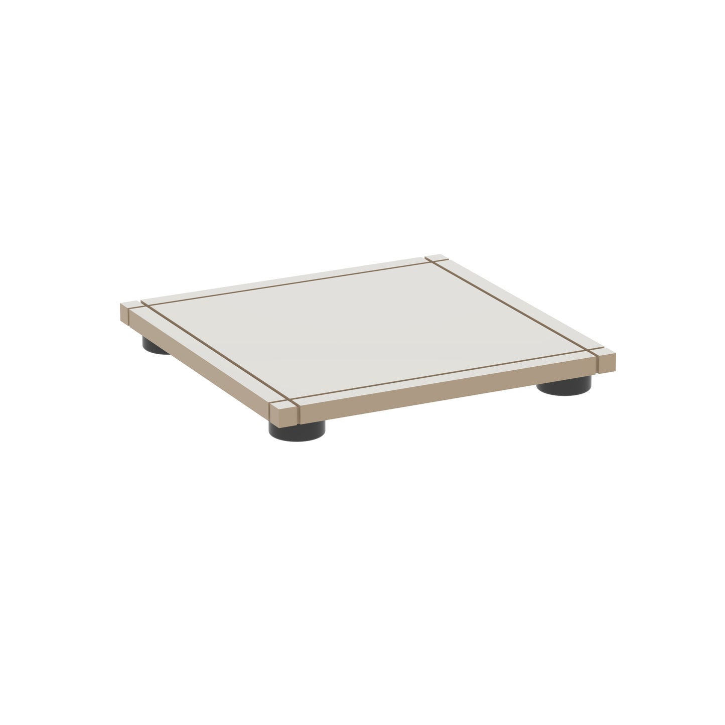 YU Regalsockel MDF weiß