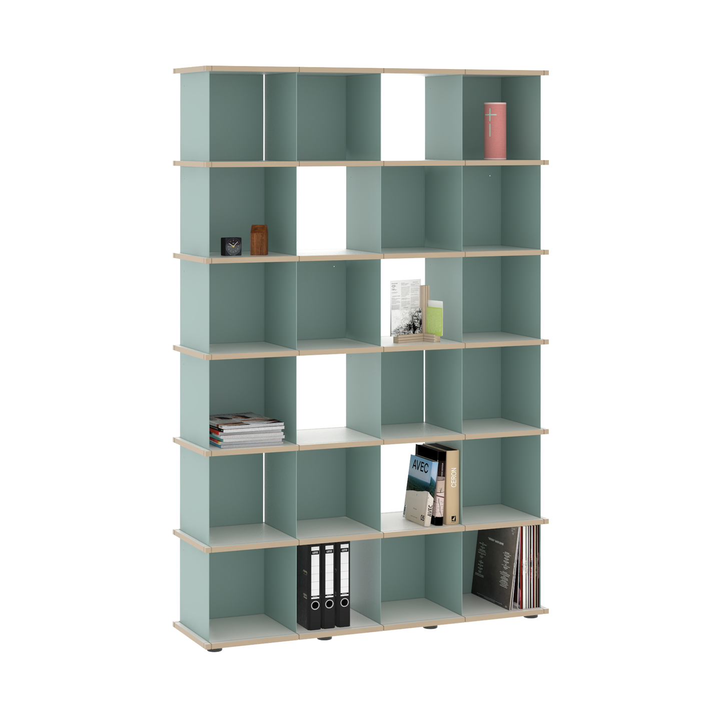 YU SHELF 4er / MDF weiß