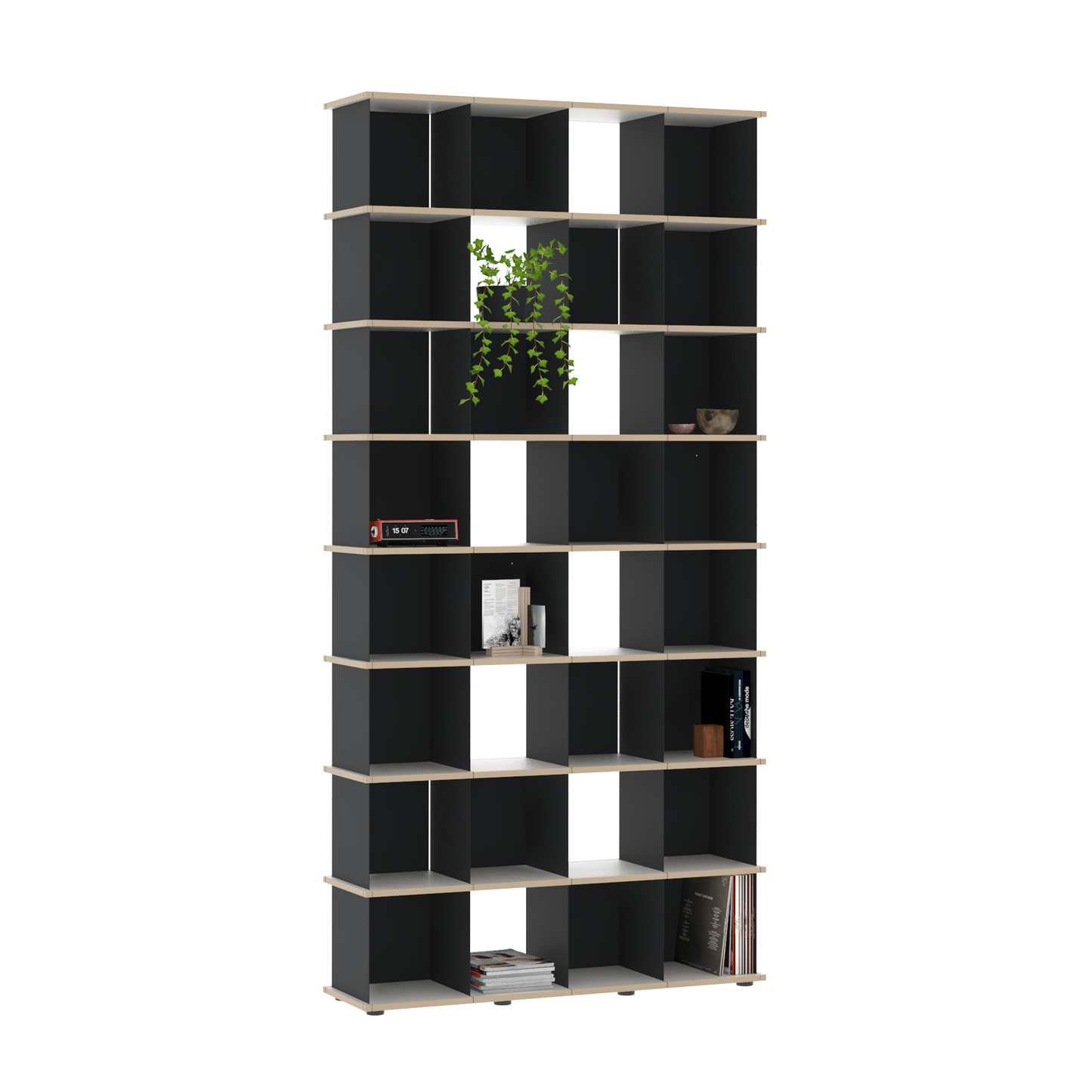 YU SHELF 4er / MDF weiß