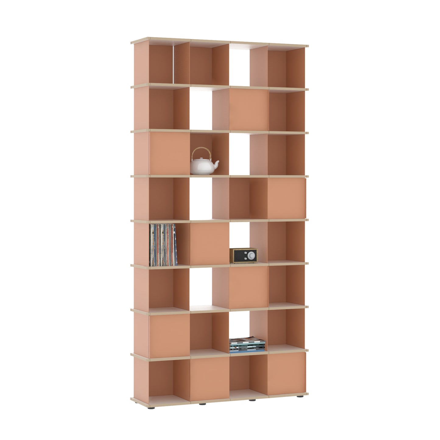 YU SHELF 4er / MDF weiß