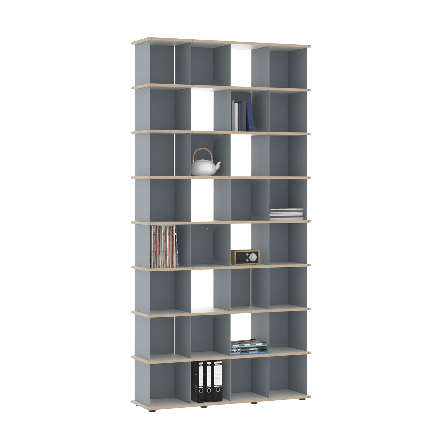 YU SHELF 4er / MDF weiß