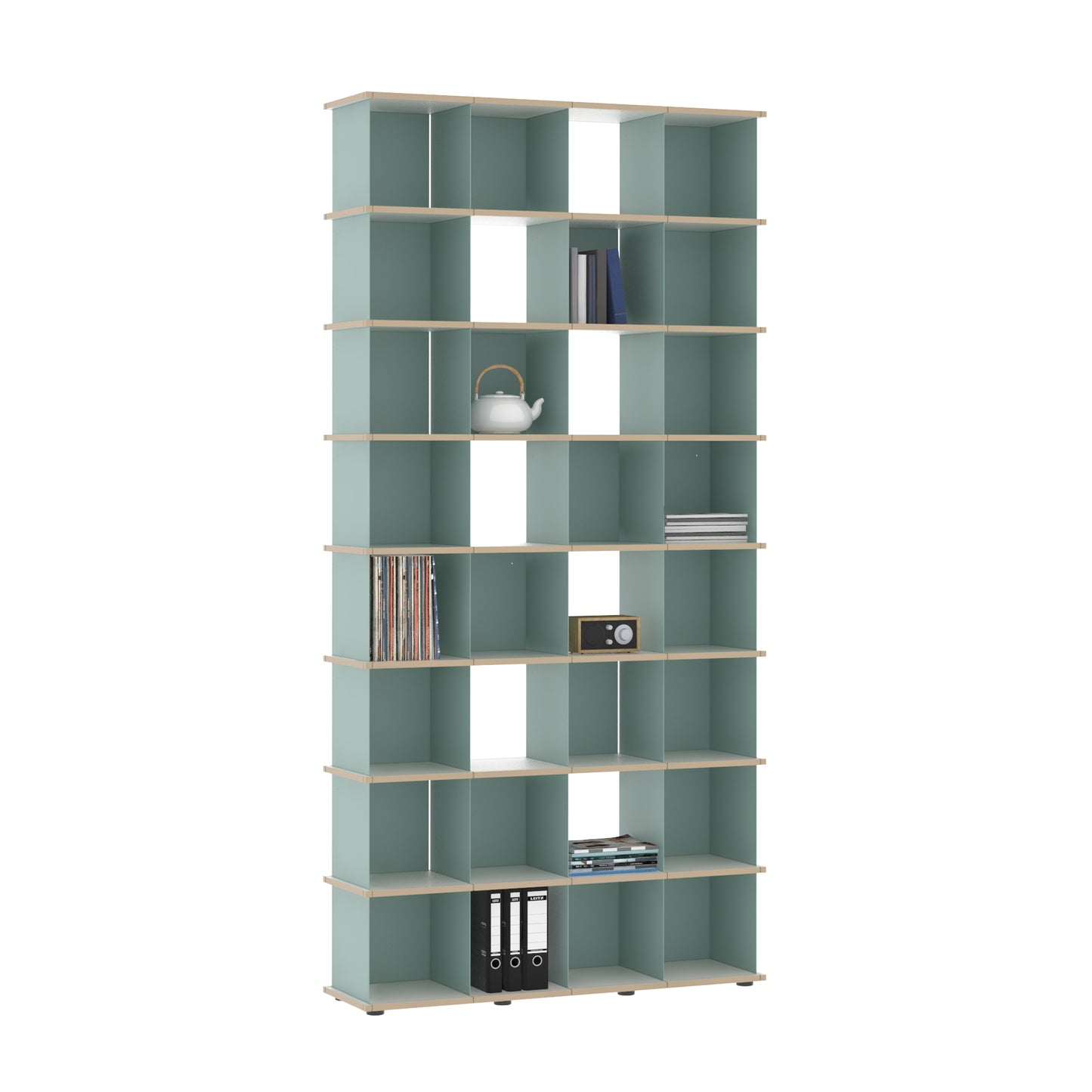 YU SHELF 4er / MDF weiß