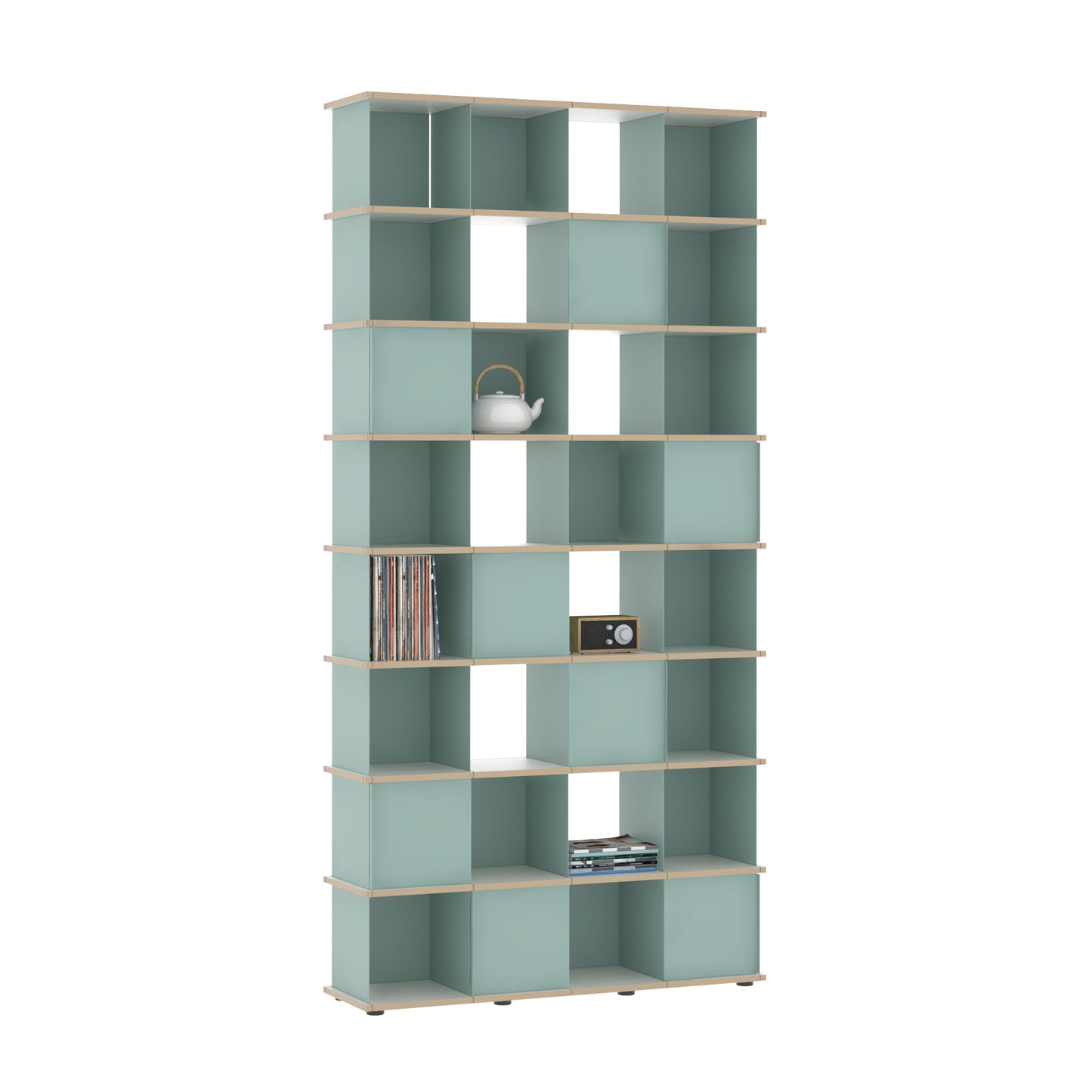 YU SHELF 4er / MDF weiß