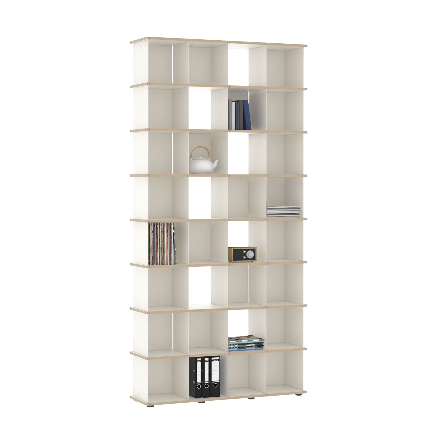 YU SHELF 4er / MDF weiß